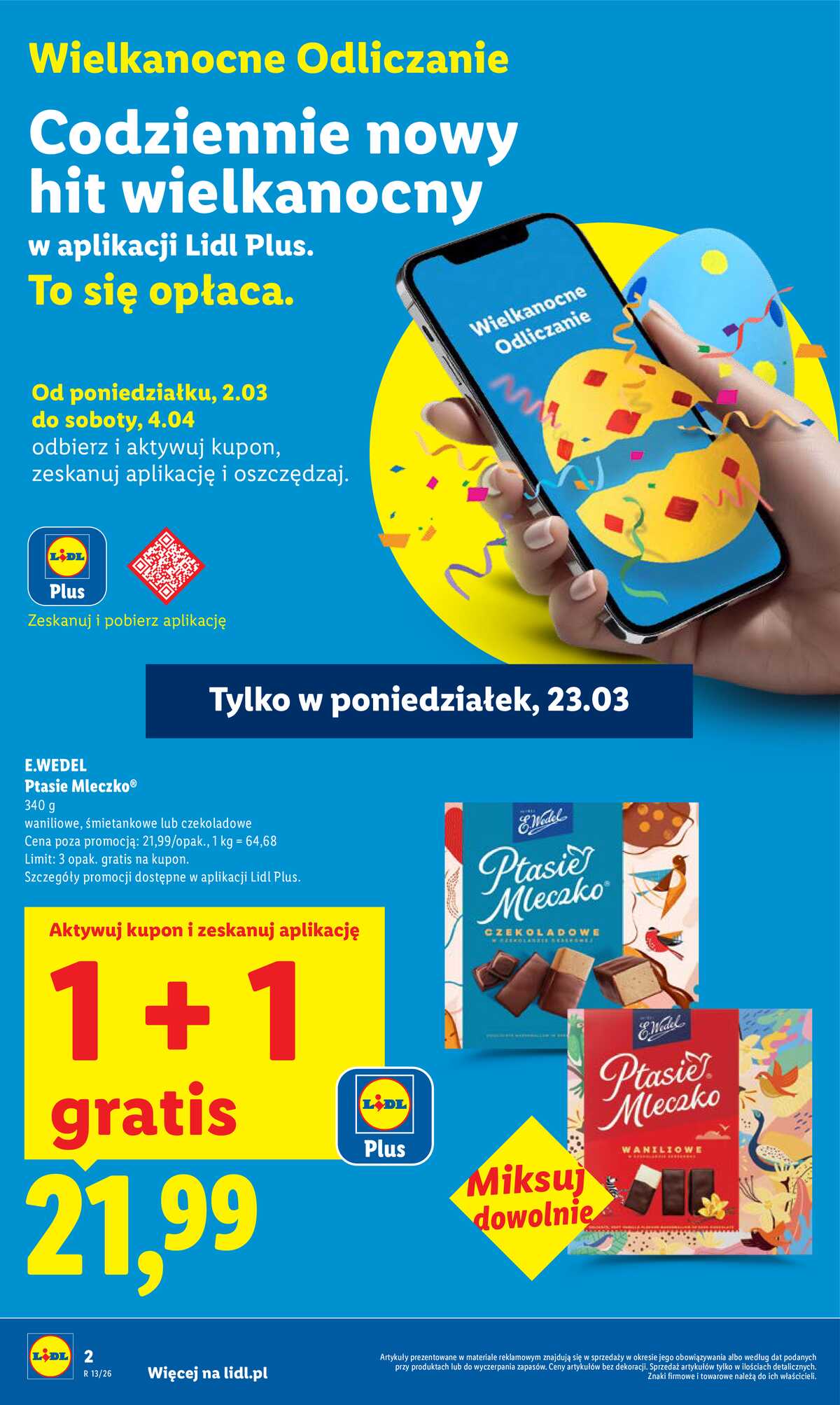Leták Lidl Polsko 23.3.-25.3.2026 - Zpravodaj platný od 23.03 do 25.03 strana 2