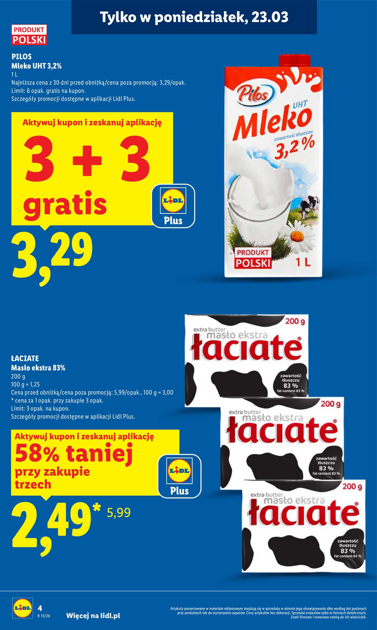 Leták Lidl Polsko 23.3.-25.3.2026 - Zpravodaj platný od 23.03 do 25.03 strana 4