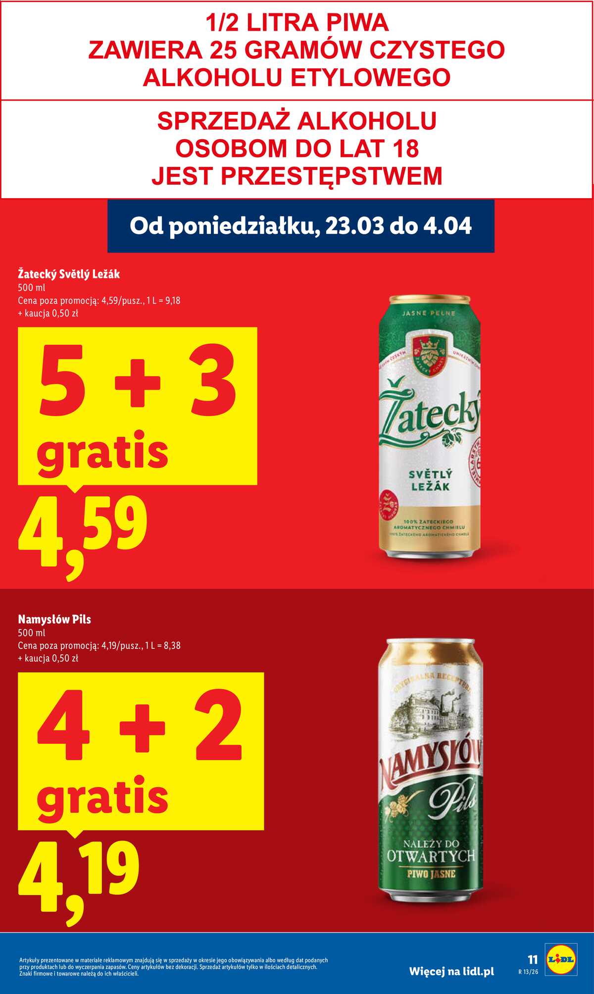 Leták Lidl Polsko 23.3.-25.3.2026 - Zpravodaj platný od 23.03 do 25.03 strana 11