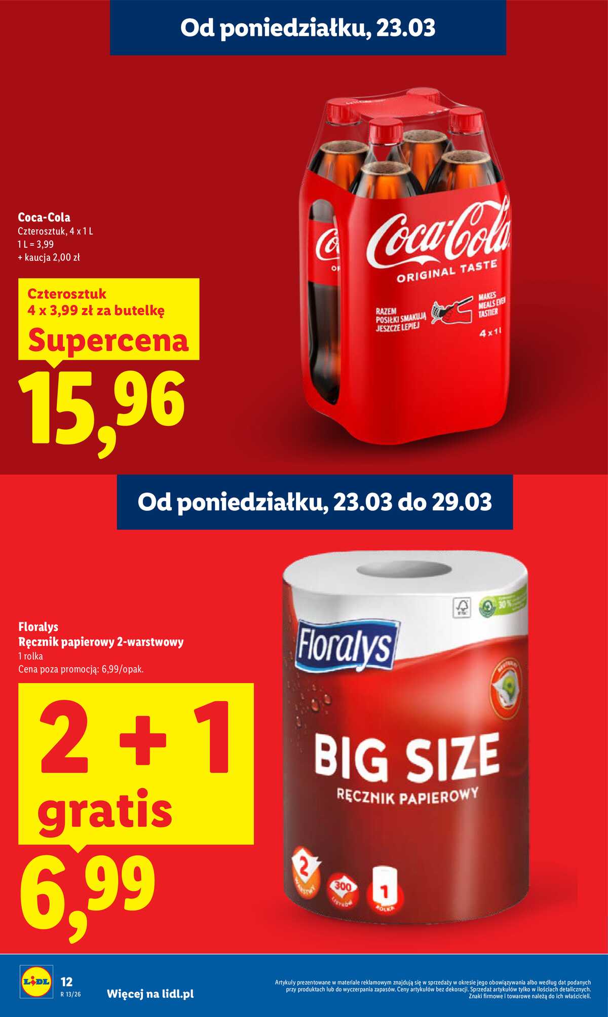 Leták Lidl Polsko 23.3.-25.3.2026 - Zpravodaj platný od 23.03 do 25.03 strana 12