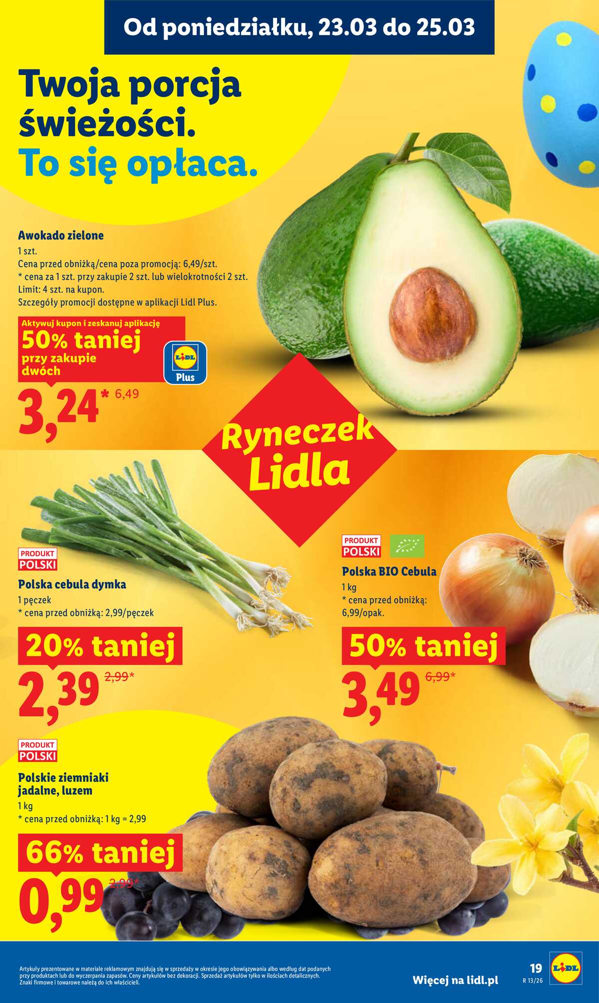 Leták Lidl Polsko 23.3.-25.3.2026 - Zpravodaj platný od 23.03 do 25.03 strana 19