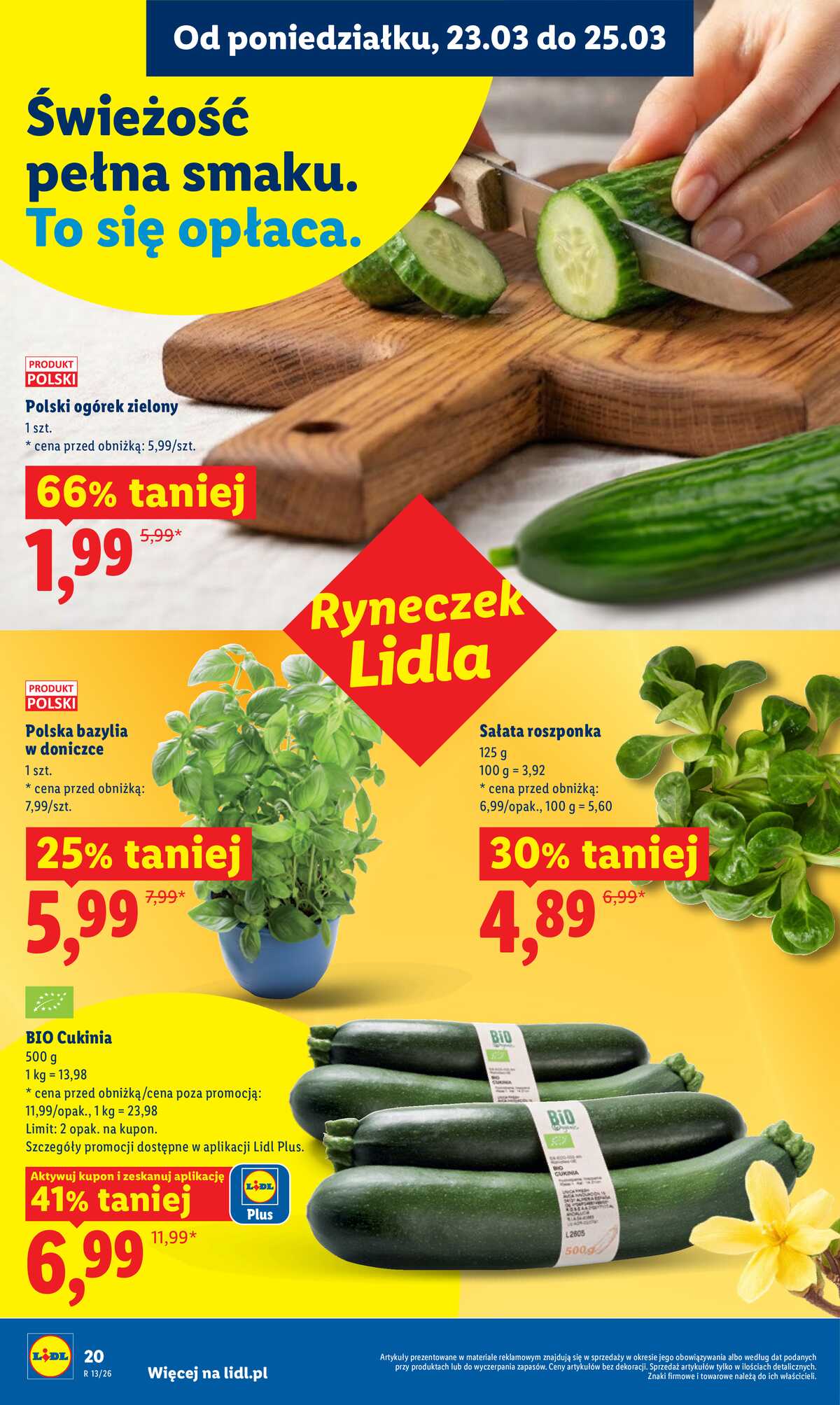 Leták Lidl Polsko 23.3.-25.3.2026 - Zpravodaj platný od 23.03 do 25.03 strana 20