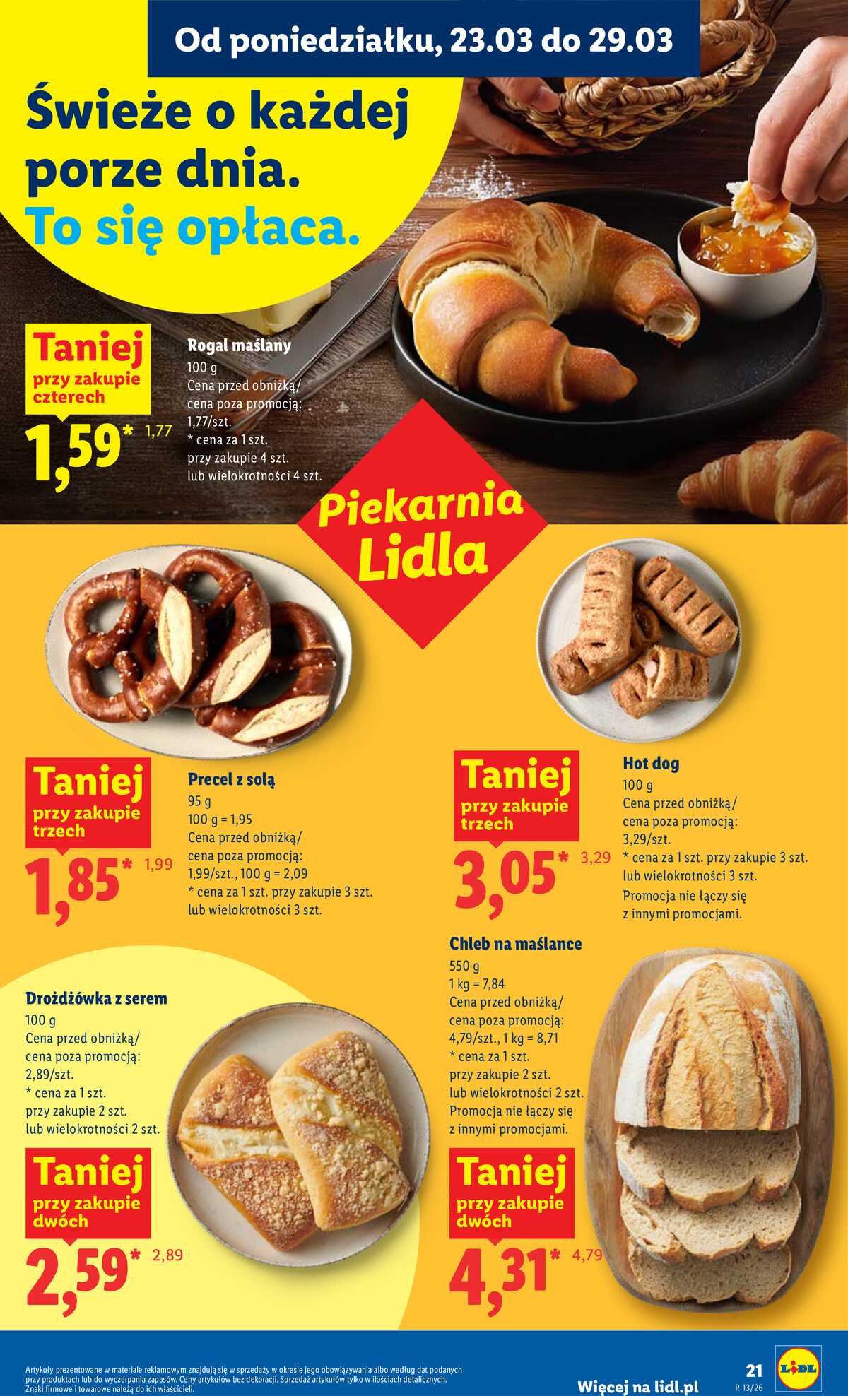 Leták Lidl Polsko 23.3.-25.3.2026 - Zpravodaj platný od 23.03 do 25.03 strana 21