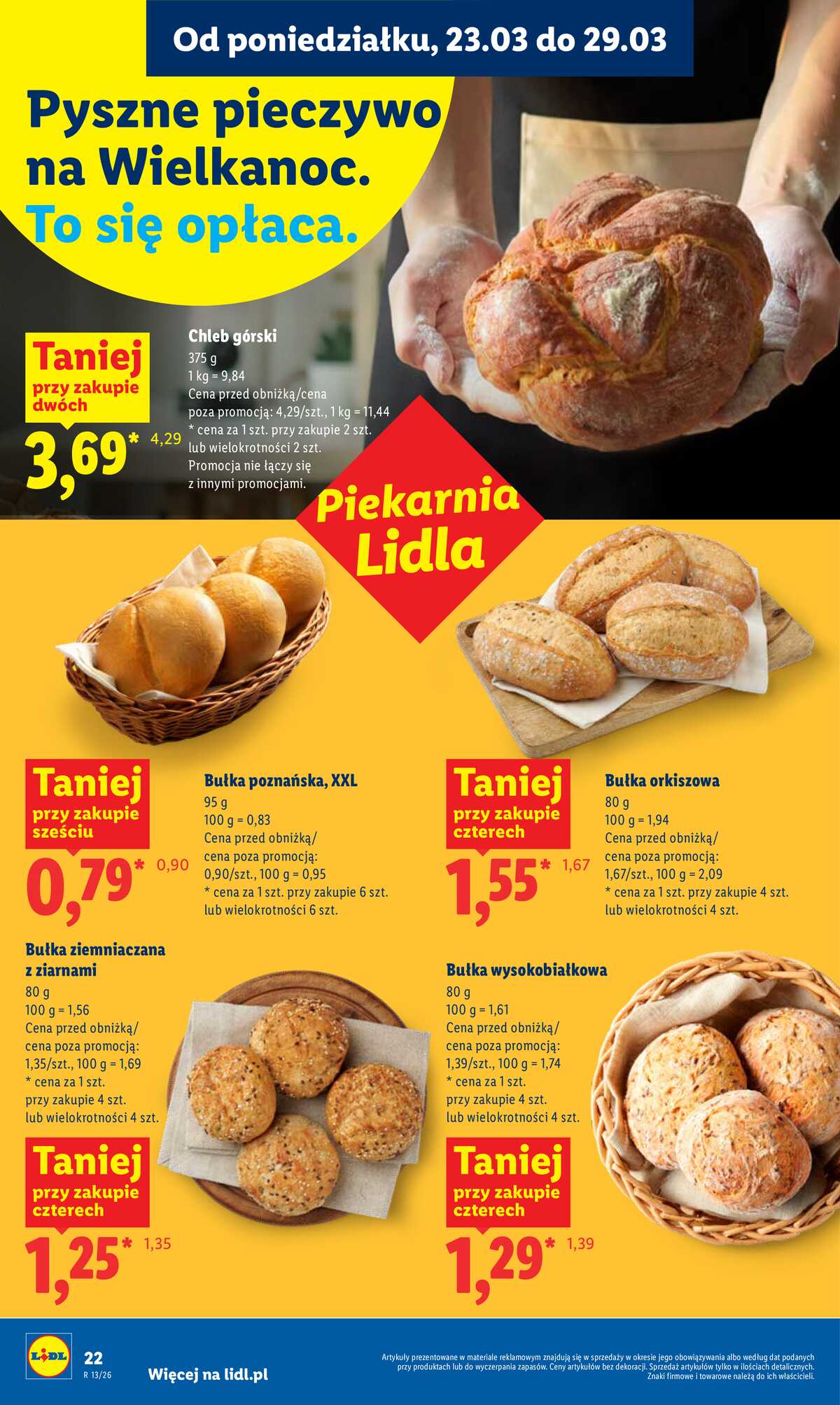 Leták Lidl Polsko 23.3.-25.3.2026 - Zpravodaj platný od 23.03 do 25.03 strana 22