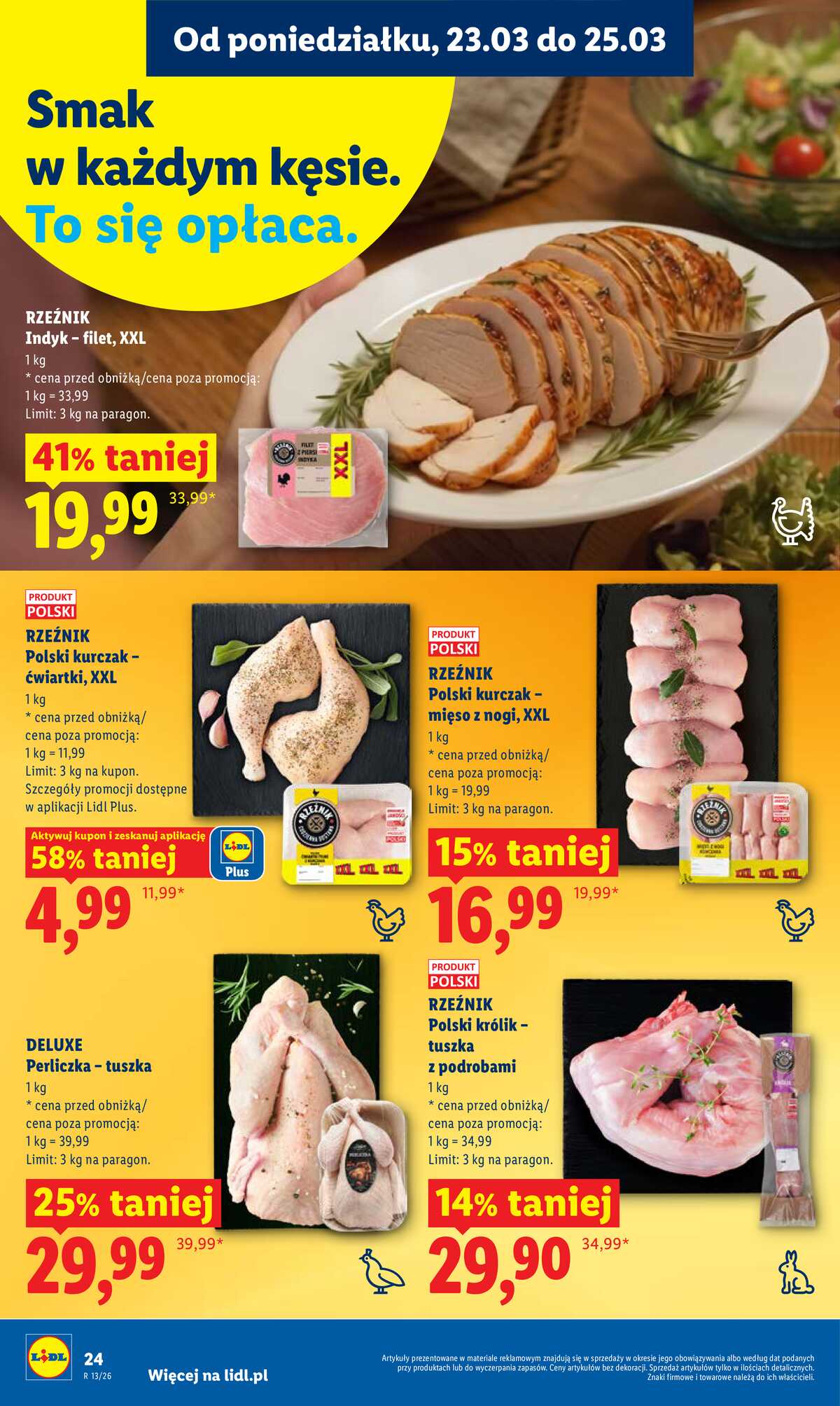 Leták Lidl Polsko 23.3.-25.3.2026 - Zpravodaj platný od 23.03 do 25.03 strana 24