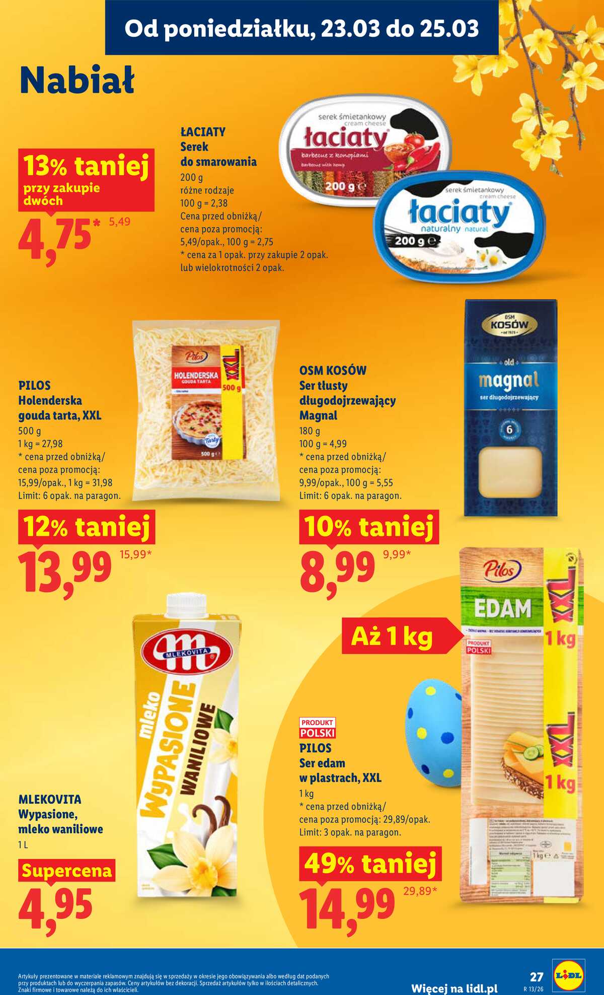 Leták Lidl Polsko 23.3.-25.3.2026 - Zpravodaj platný od 23.03 do 25.03 strana 27