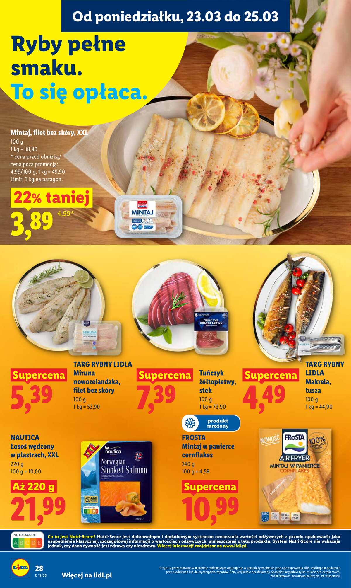 Leták Lidl Polsko 23.3.-25.3.2026 - Zpravodaj platný od 23.03 do 25.03 strana 28