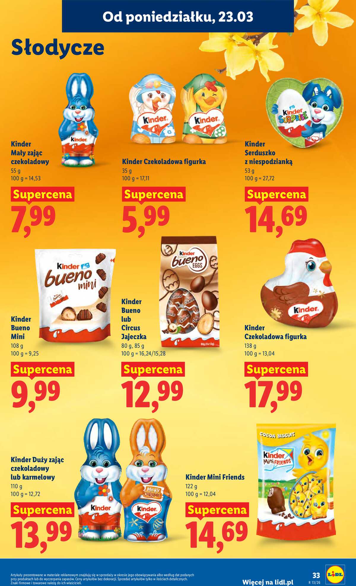 Leták Lidl Polsko 23.3.-25.3.2026 - Zpravodaj platný od 23.03 do 25.03 strana 33