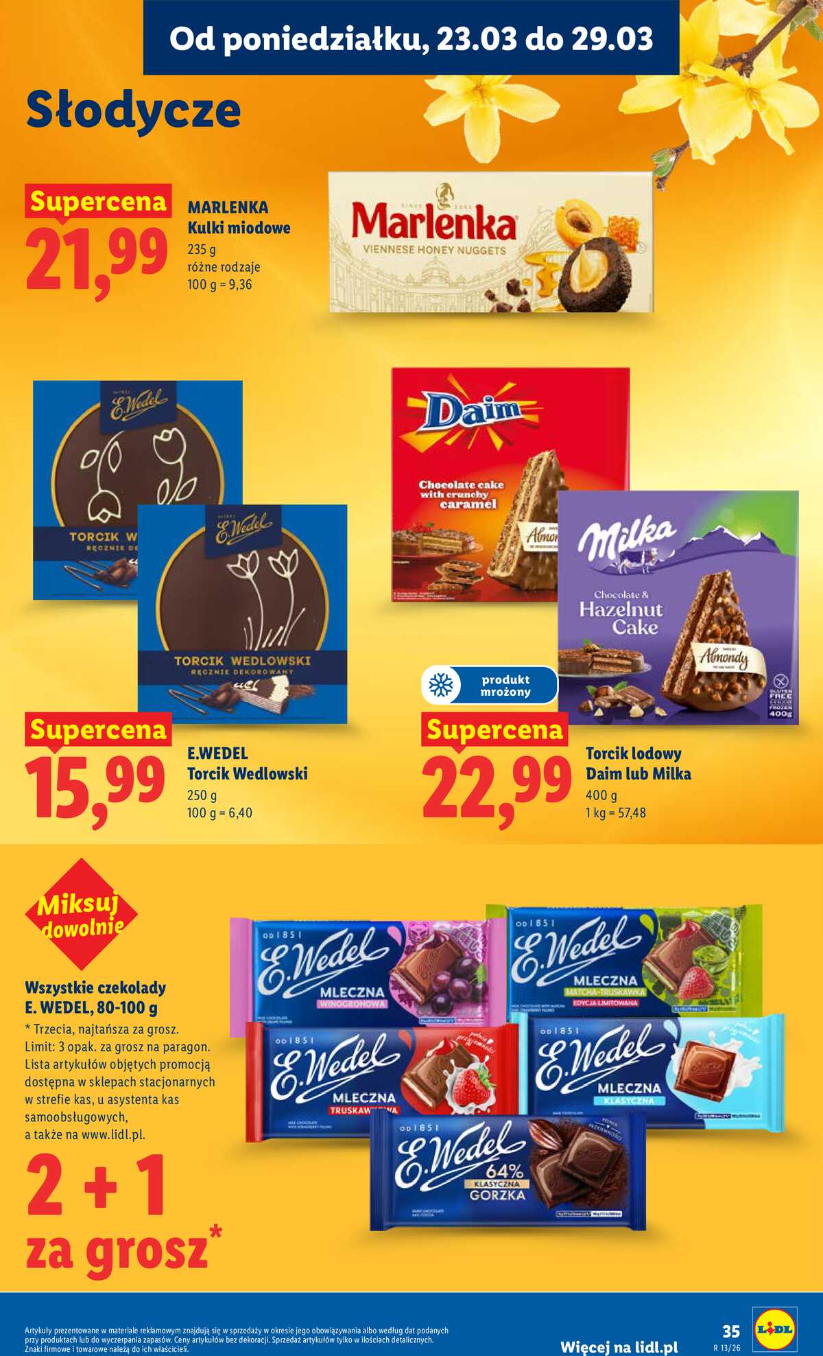 Leták Lidl Polsko 23.3.-25.3.2026 - Zpravodaj platný od 23.03 do 25.03 strana 35