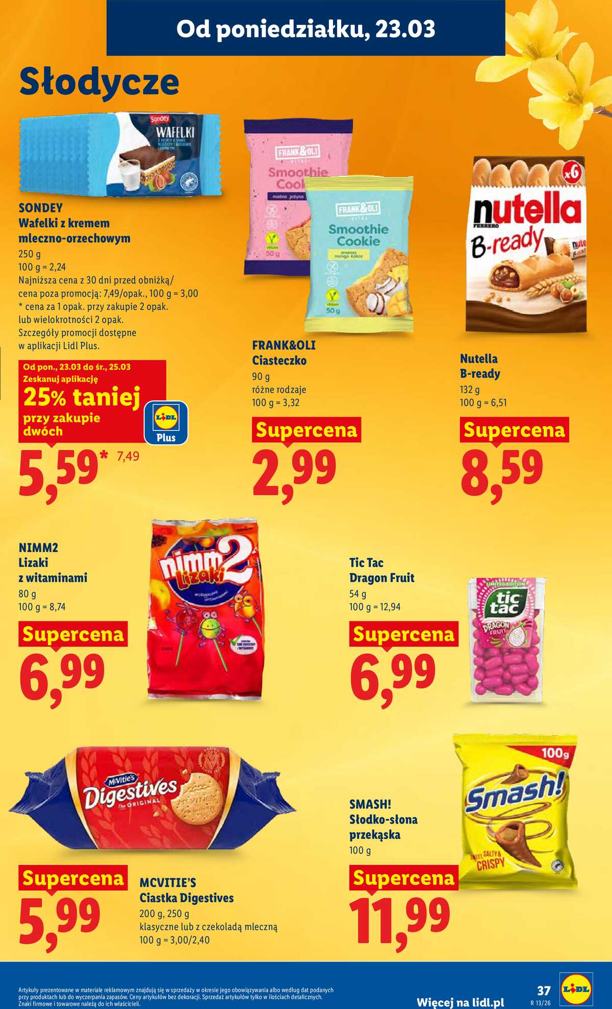 Leták Lidl Polsko 23.3.-25.3.2026 - Zpravodaj platný od 23.03 do 25.03 strana 37