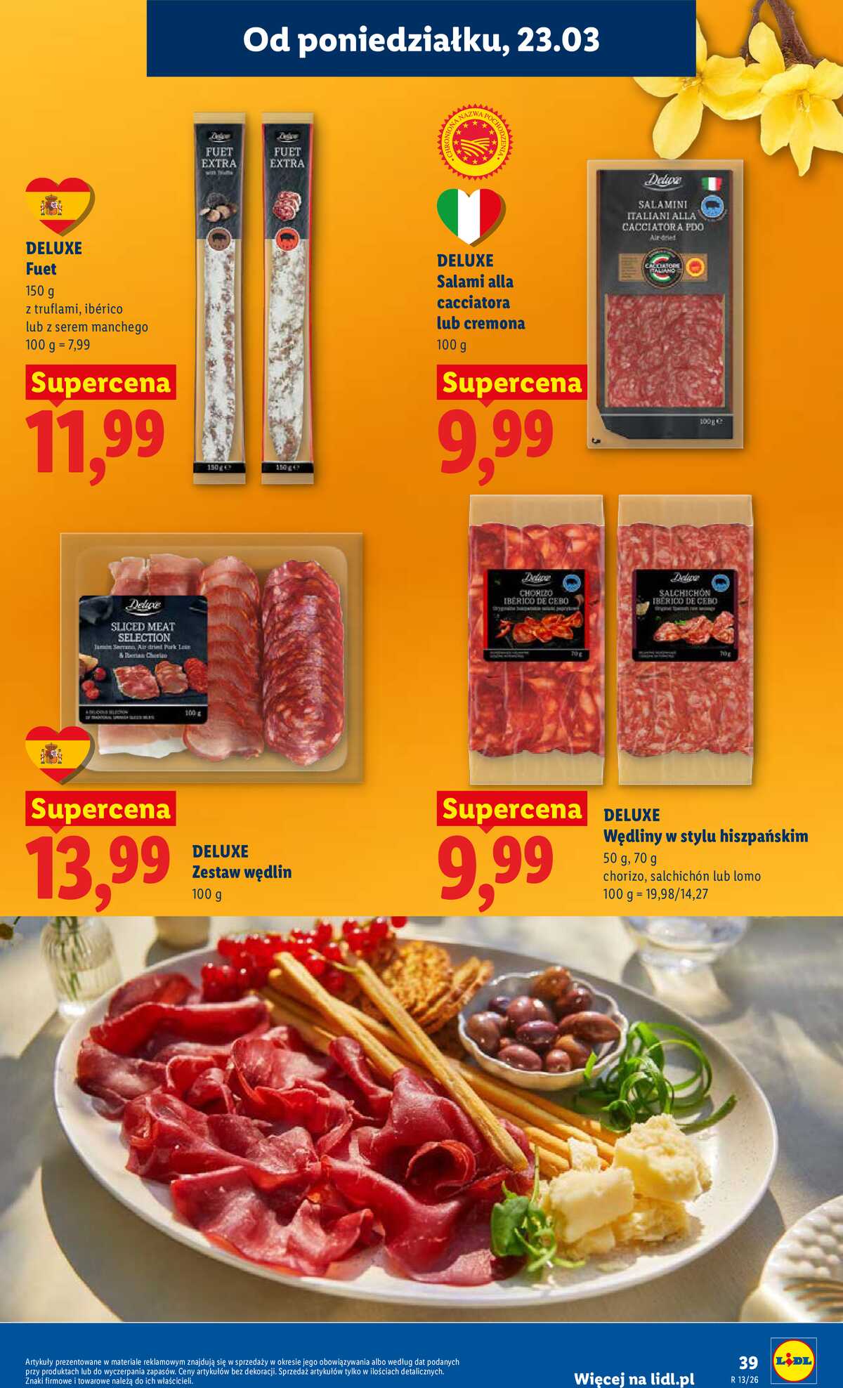 Leták Lidl Polsko 23.3.-25.3.2026 - Zpravodaj platný od 23.03 do 25.03 strana 39