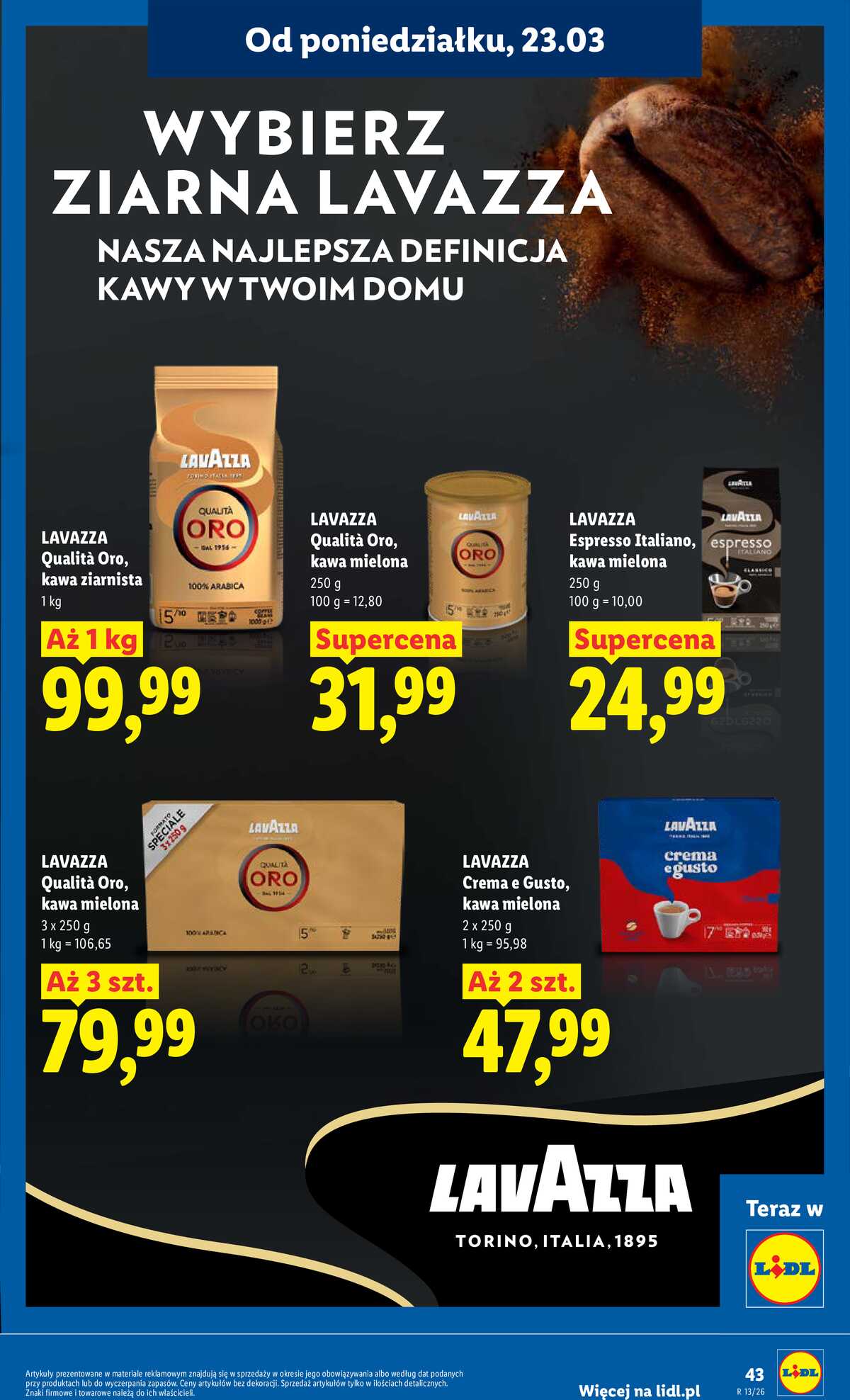 Leták Lidl Polsko 23.3.-25.3.2026 - Zpravodaj platný od 23.03 do 25.03 strana 43