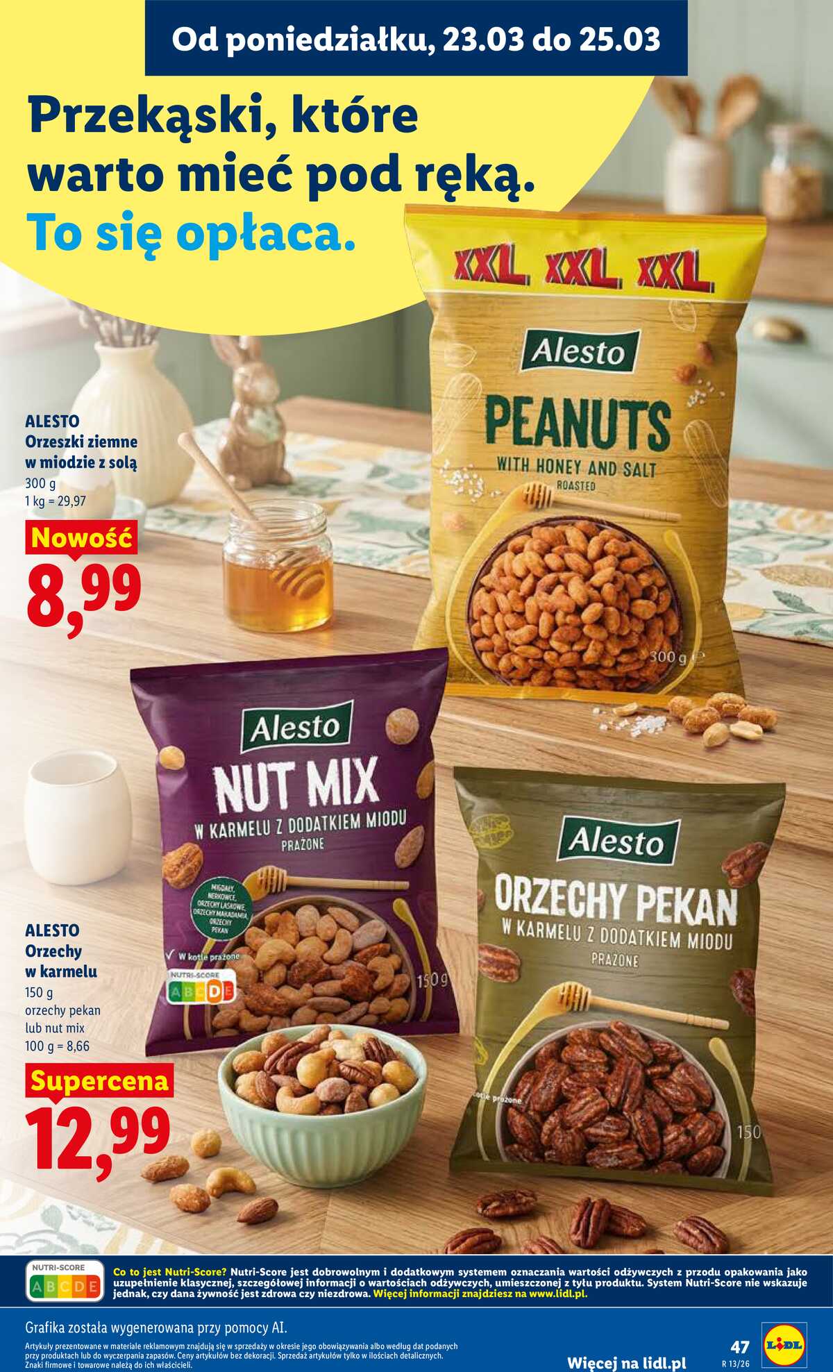 Leták Lidl Polsko 23.3.-25.3.2026 - Zpravodaj platný od 23.03 do 25.03 strana 47