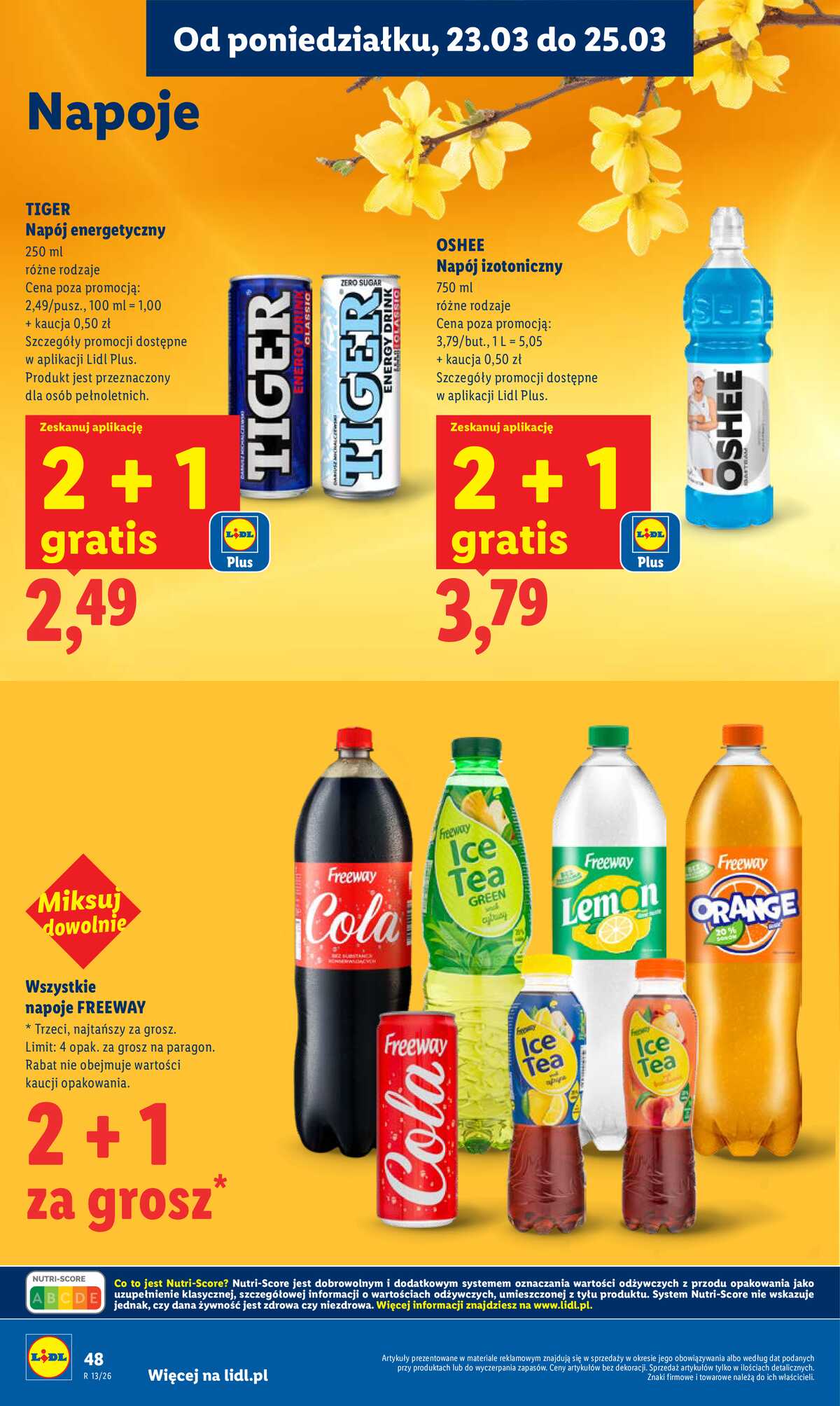 Leták Lidl Polsko 23.3.-25.3.2026 - Zpravodaj platný od 23.03 do 25.03 strana 48