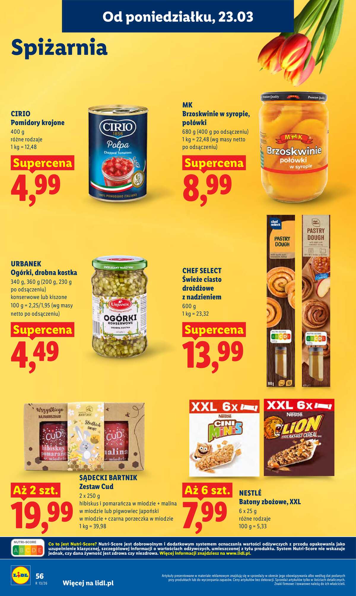 Leták Lidl Polsko 23.3.-25.3.2026 - Zpravodaj platný od 23.03 do 25.03 strana 56