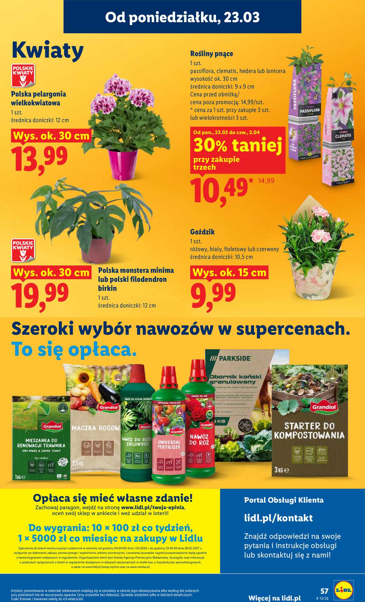 Leták Lidl Polsko 23.3.-25.3.2026 - Zpravodaj platný od 23.03 do 25.03 strana 57