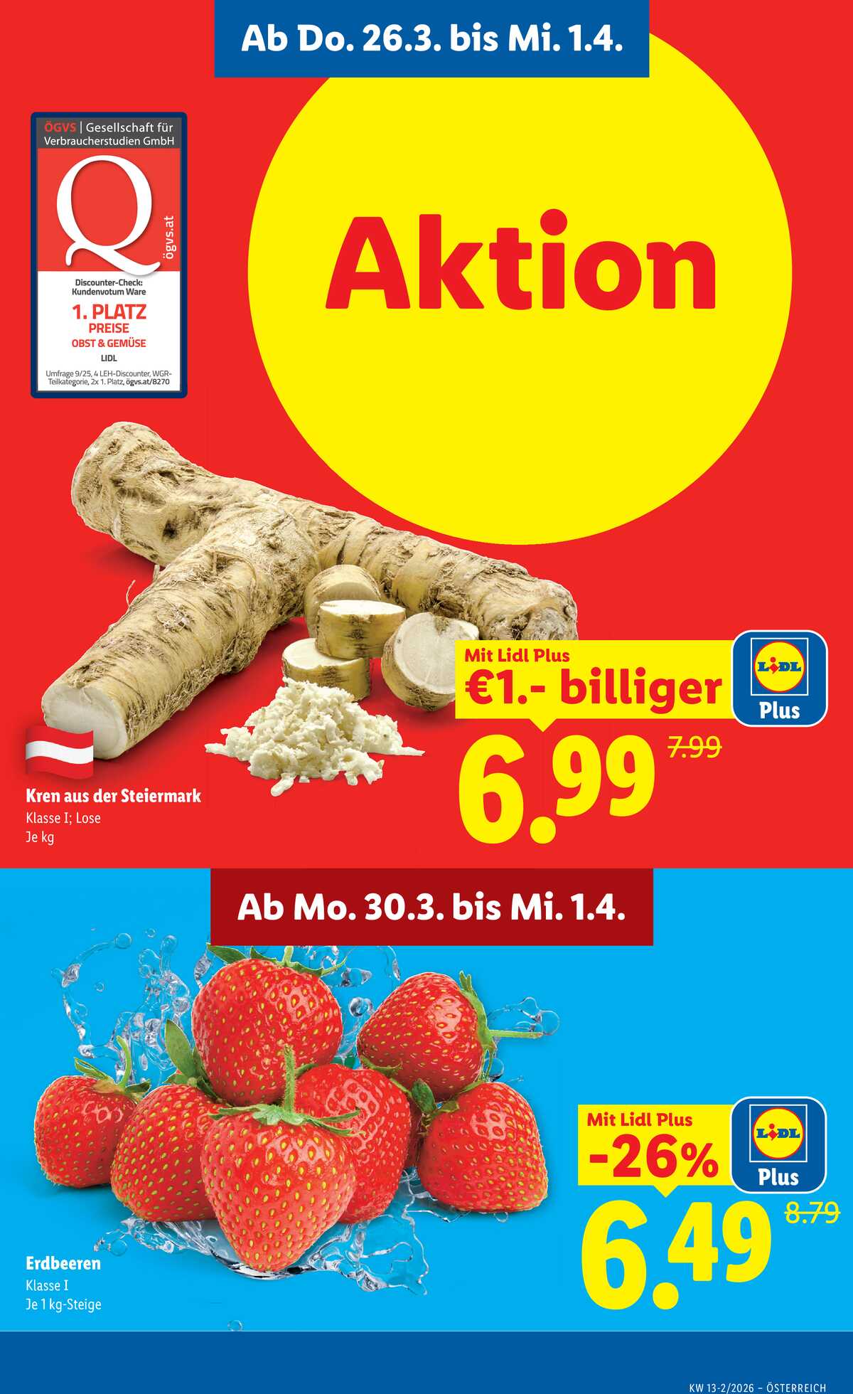Leták Lidl Rakousko 26.3.-1.4.2026 strana 3