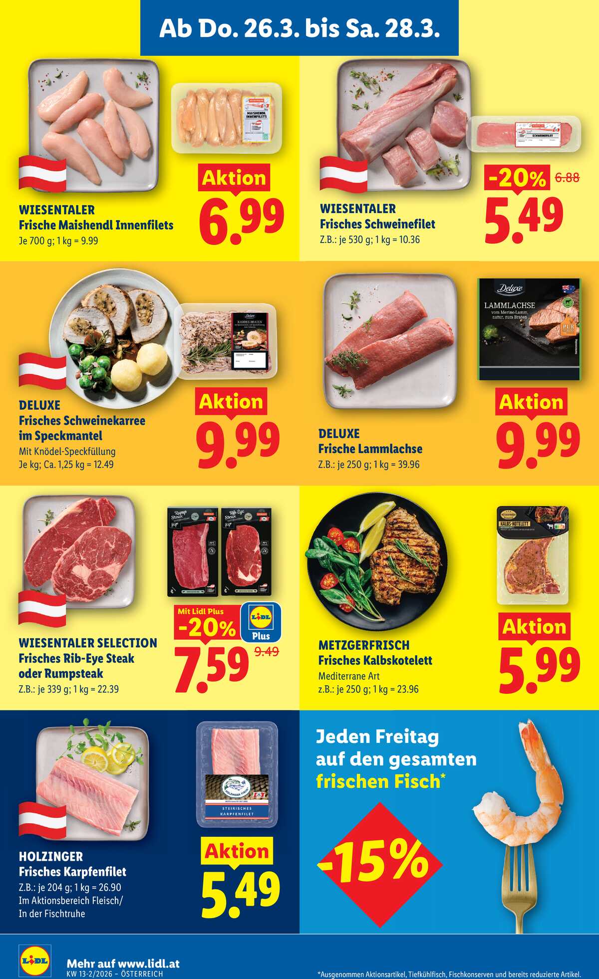 Leták Lidl Rakousko 26.3.-1.4.2026 strana 6