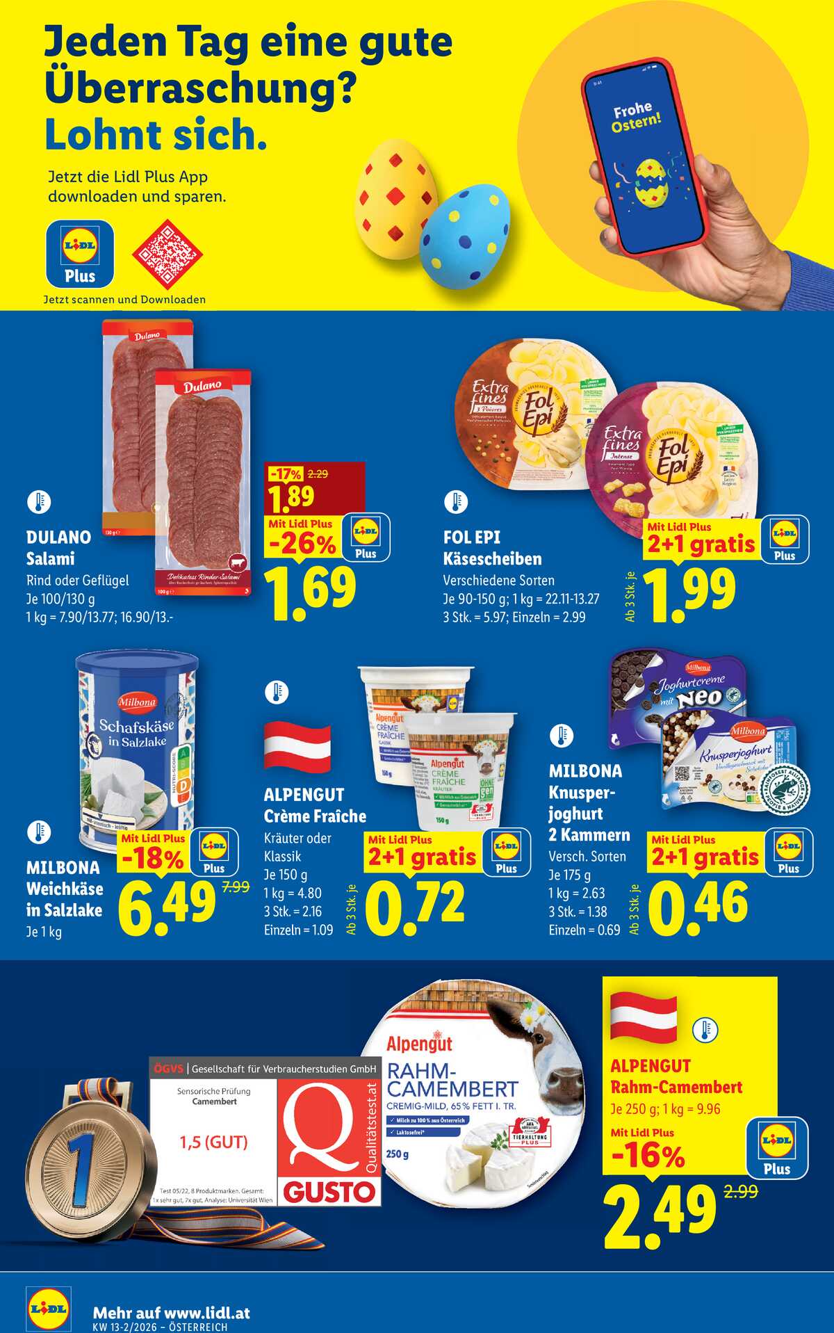 Leták Lidl Rakousko 26.3.-1.4.2026 strana 16