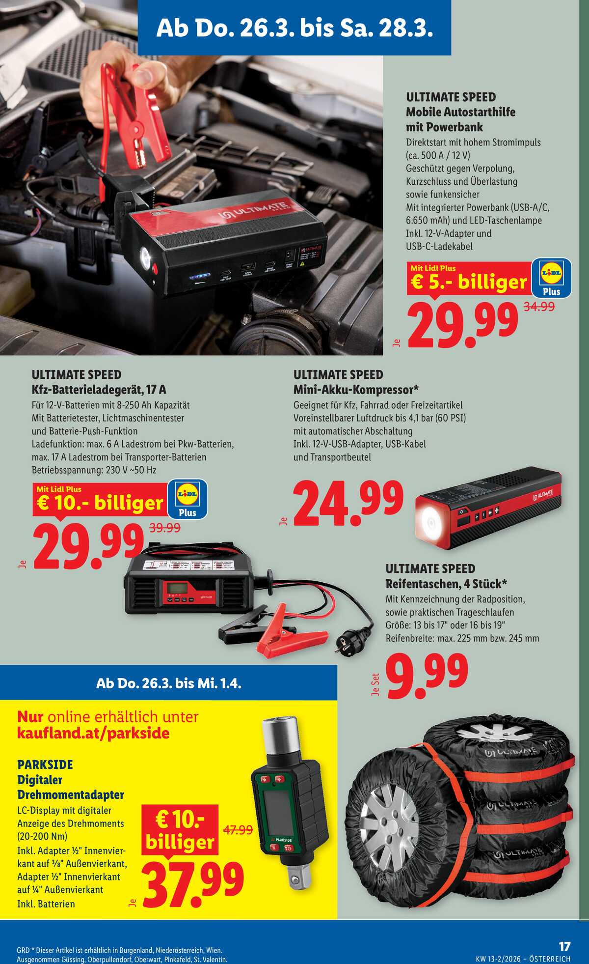 Leták Lidl Rakousko 26.3.-1.4.2026 strana 19