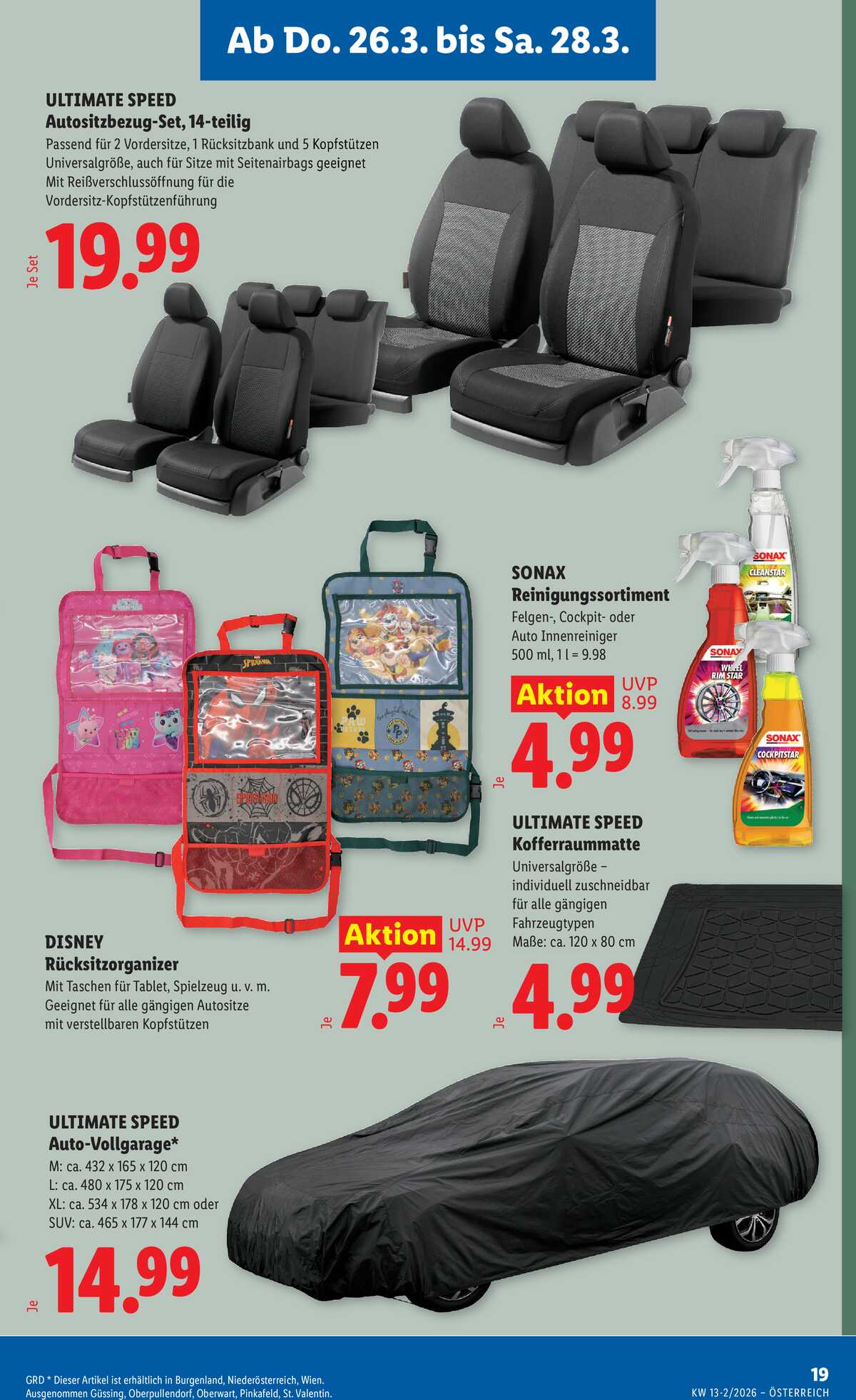 Leták Lidl Rakousko 26.3.-1.4.2026 strana 21