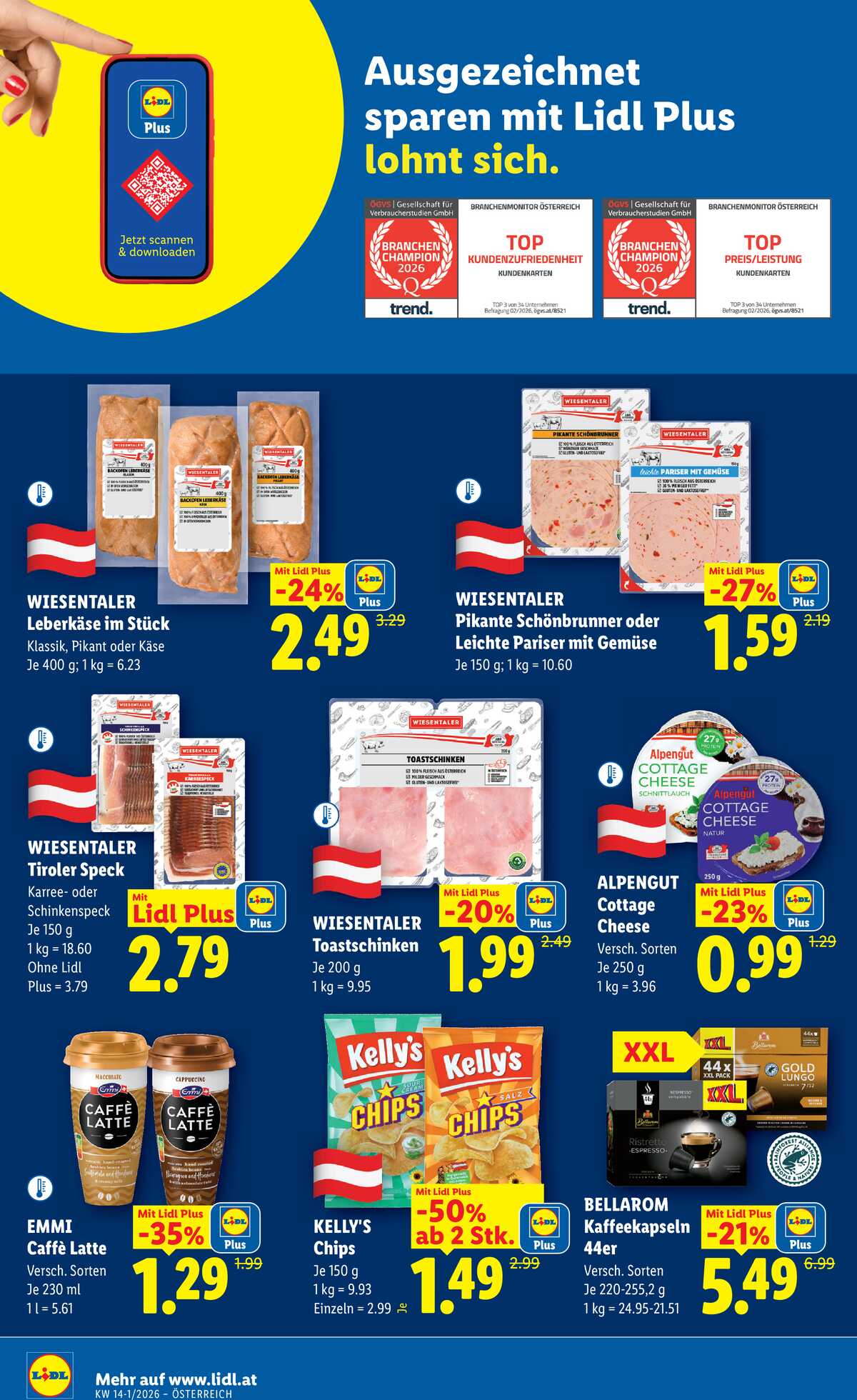 Leták Lidl Rakousko 26.3.-1.4.2026 strana 41