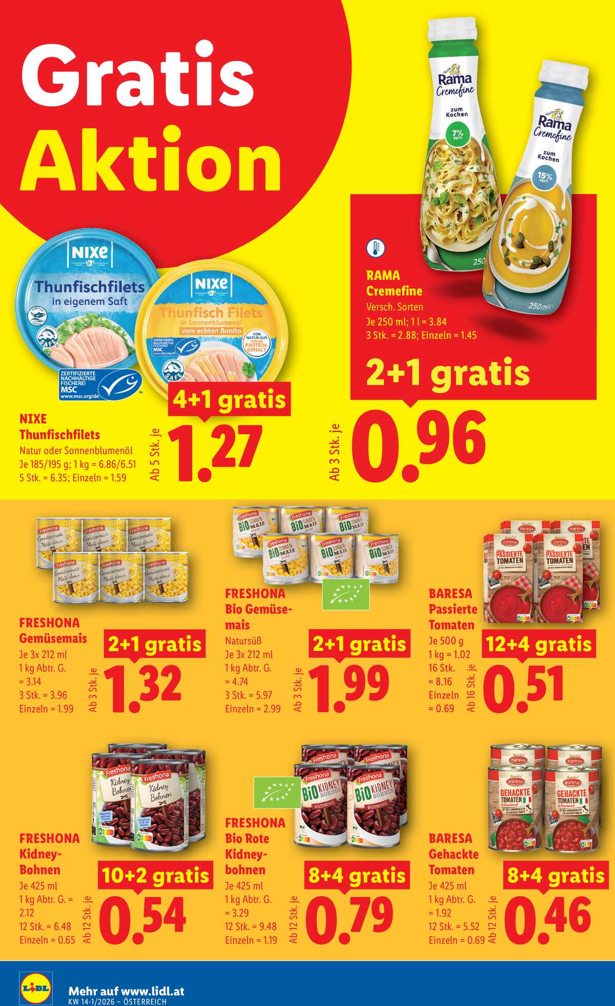 Leták Lidl Rakousko 26.3.-1.4.2026 strana 43