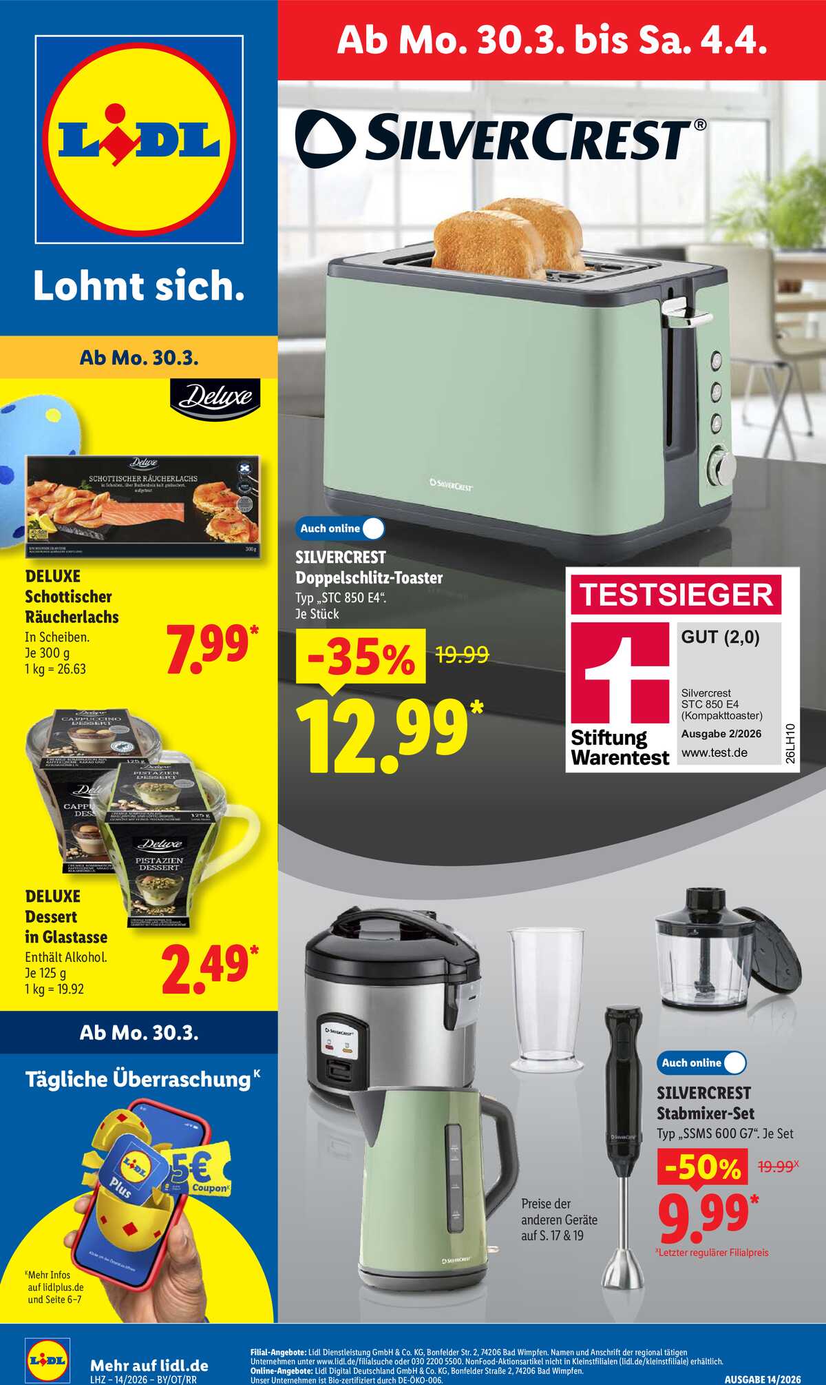 Leták Lidl Německo 30.3.-4.4.2026 strana 5