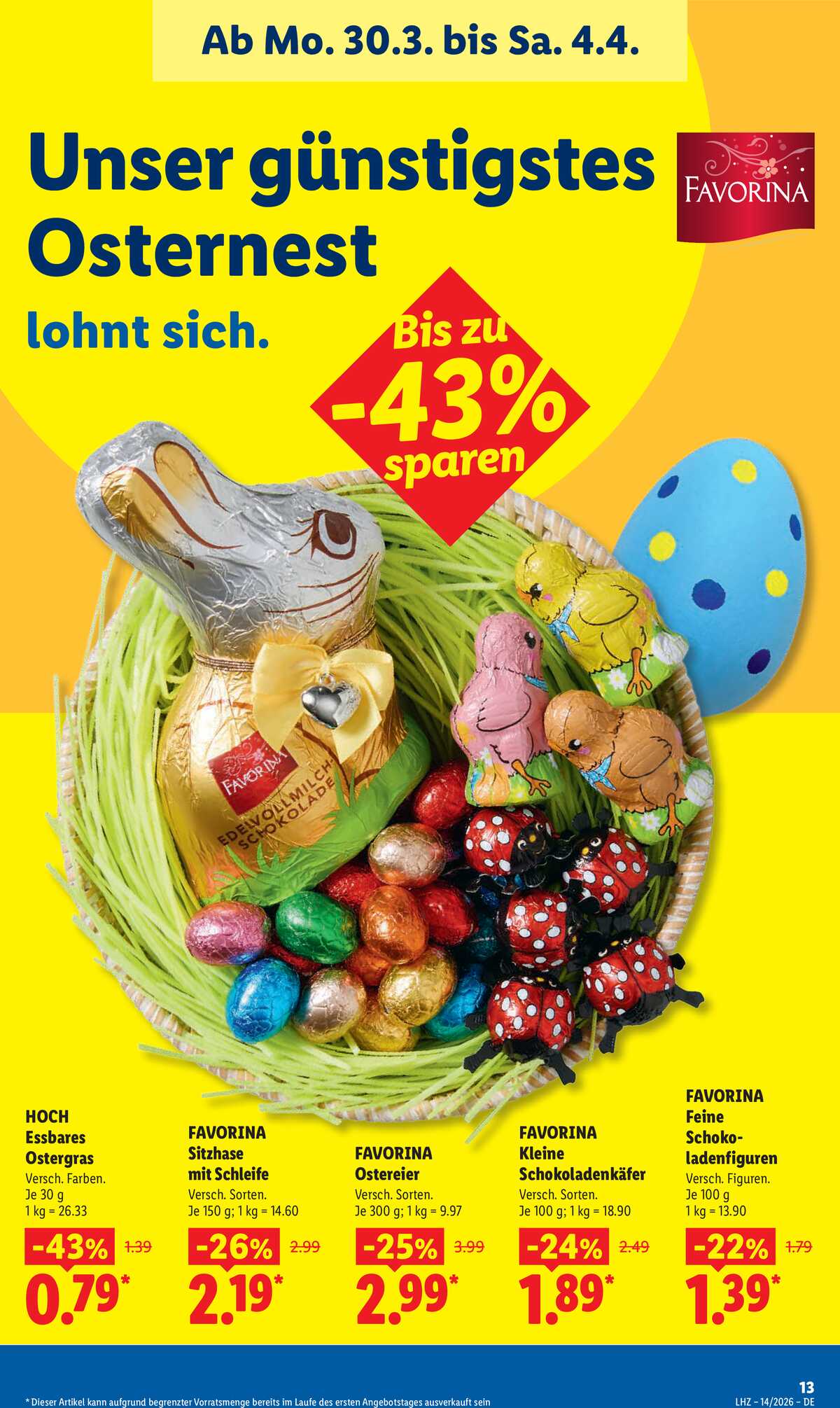 Leták Lidl Německo 30.3.-4.4.2026 strana 29