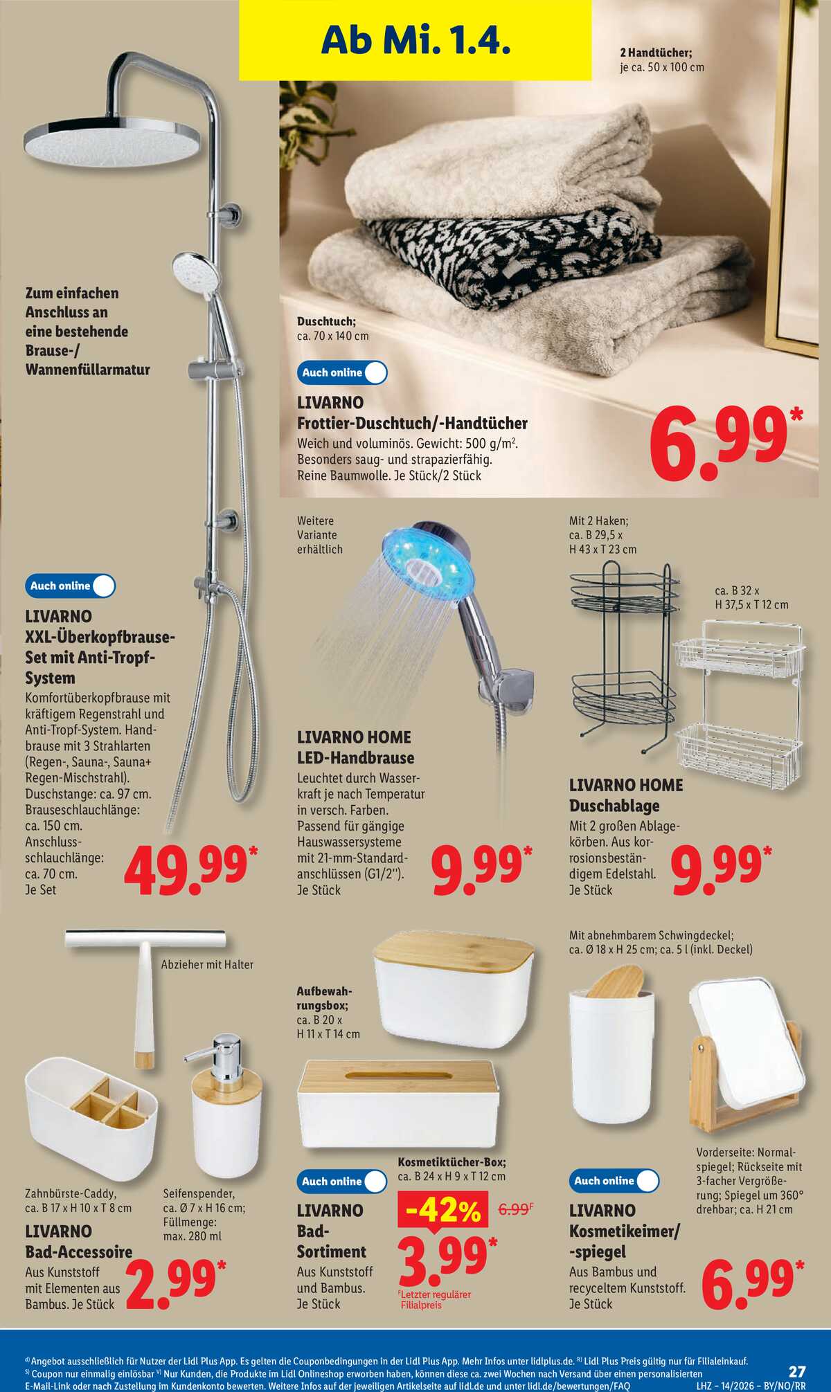 Leták Lidl Německo 30.3.-4.4.2026 strana 51