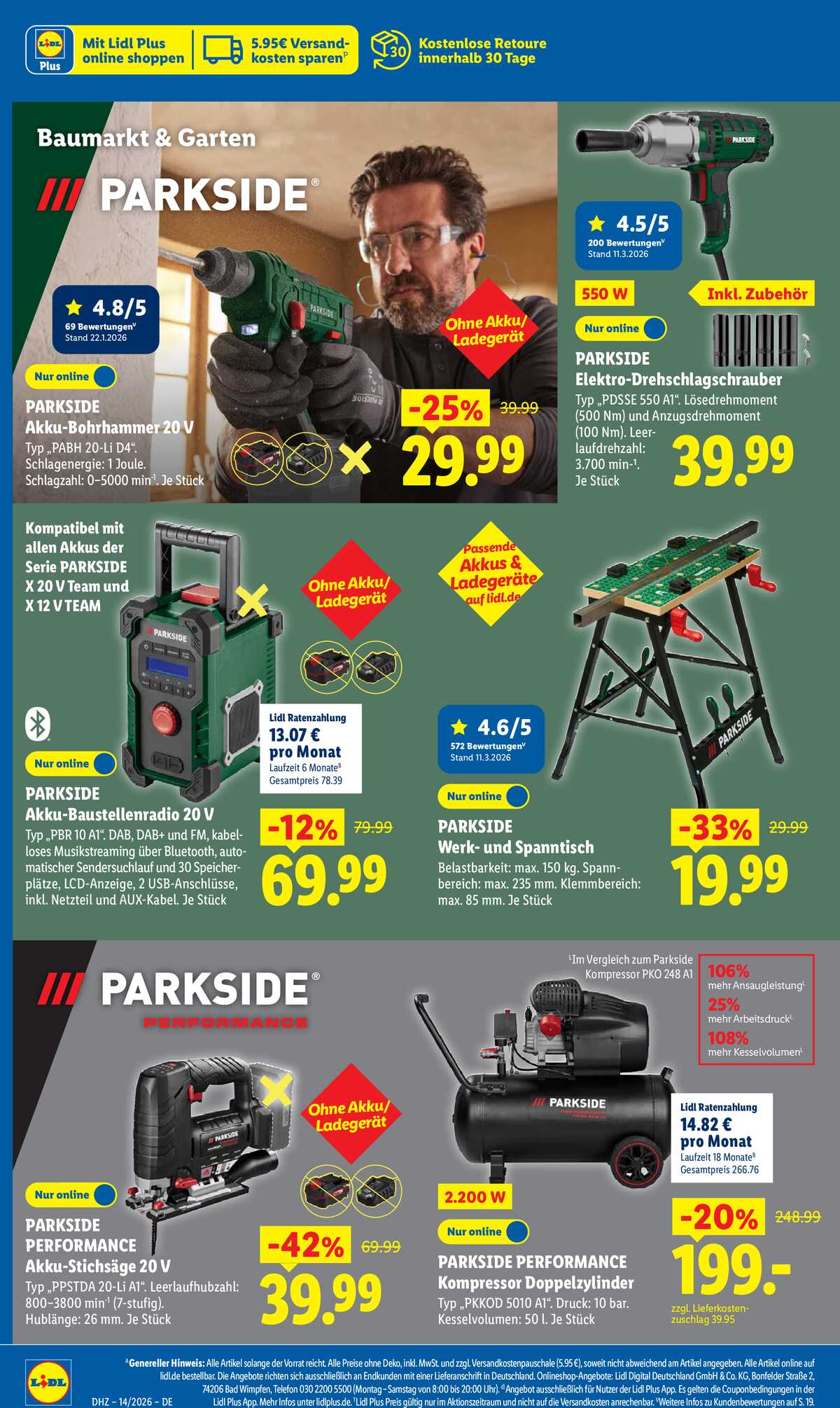 Leták Lidl Německo 30.3.-4.4.2026 strana 60