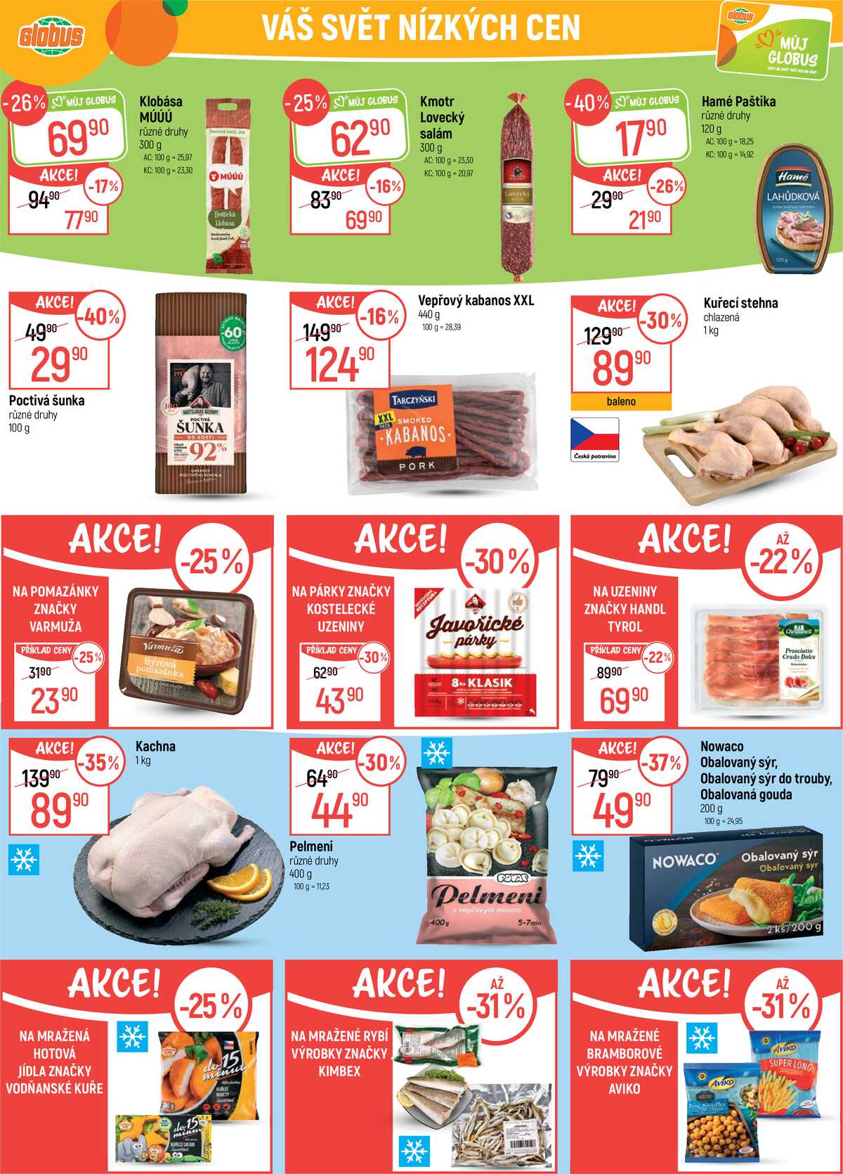 Akční leták Globus 25.3. - 31.3.2026 - Globus Praha - Centrum Černý Most strana 19
