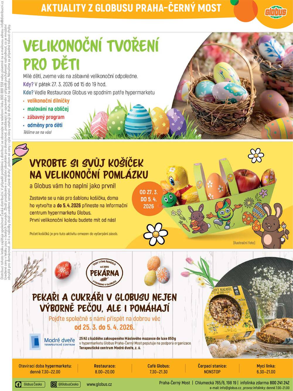 Akční leták Globus 25.3. - 31.3.2026 - Globus Praha - Centrum Černý Most