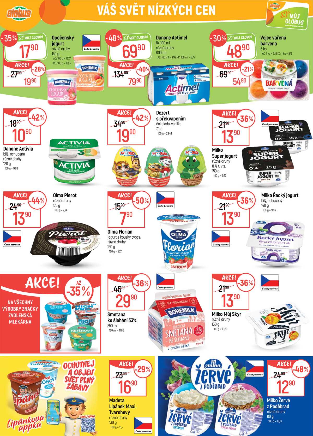 Akční leták Globus 25.3. - 31.3.2026 - Globus Praha - Čakovice strana 16
