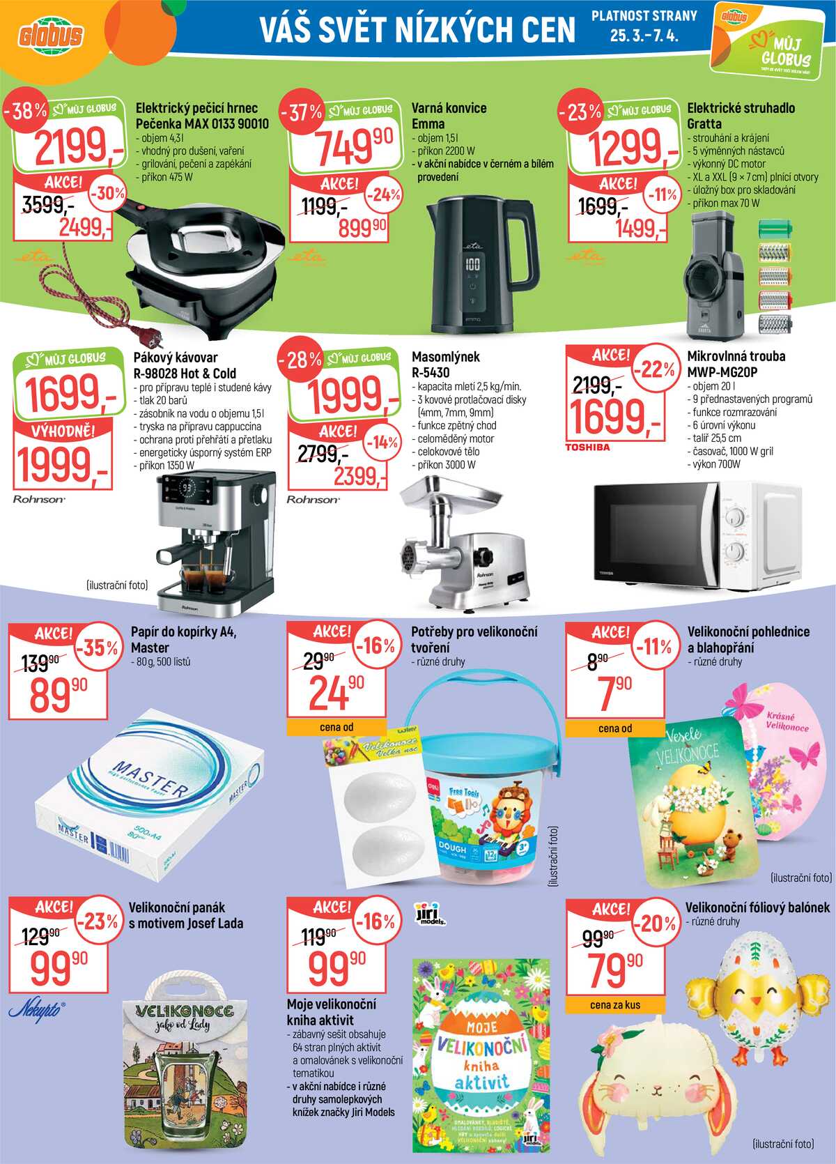 Akční leták Globus 25.3. - 31.3.2026 - Globus Praha - Čakovice strana 31