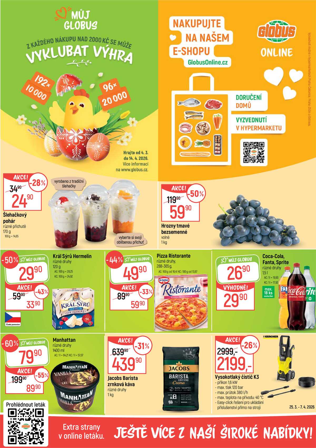 Akční leták Globus 25.3. - 31.3.2026 - Globus Praha - Zličín strana 2