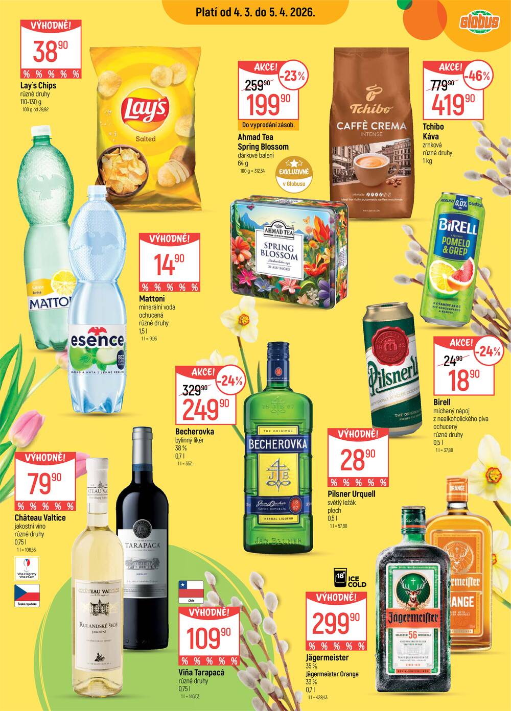 Akční leták Globus 25.3. - 31.3.2026 - Globus Praha - Zličín