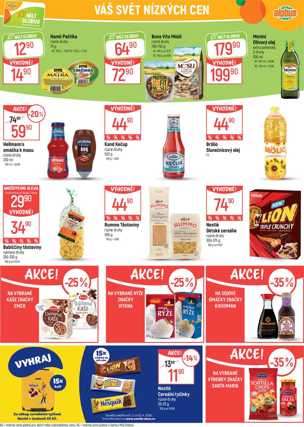 Akční leták Globus 25.3. - 31.3.2026 - Globus Havířov