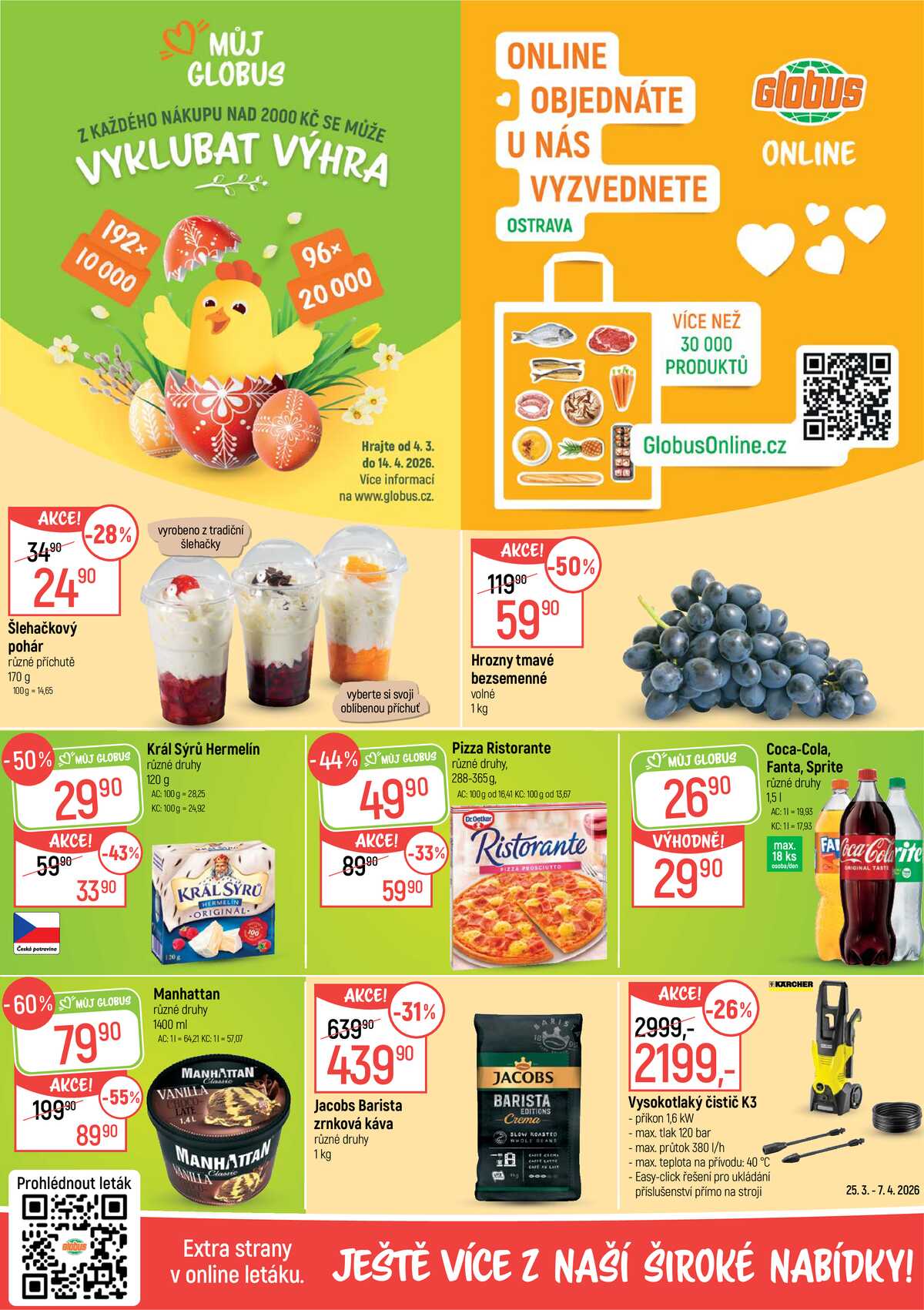 Akční leták Globus 25.3. - 31.3.2026 - Globus Ostrava strana 2