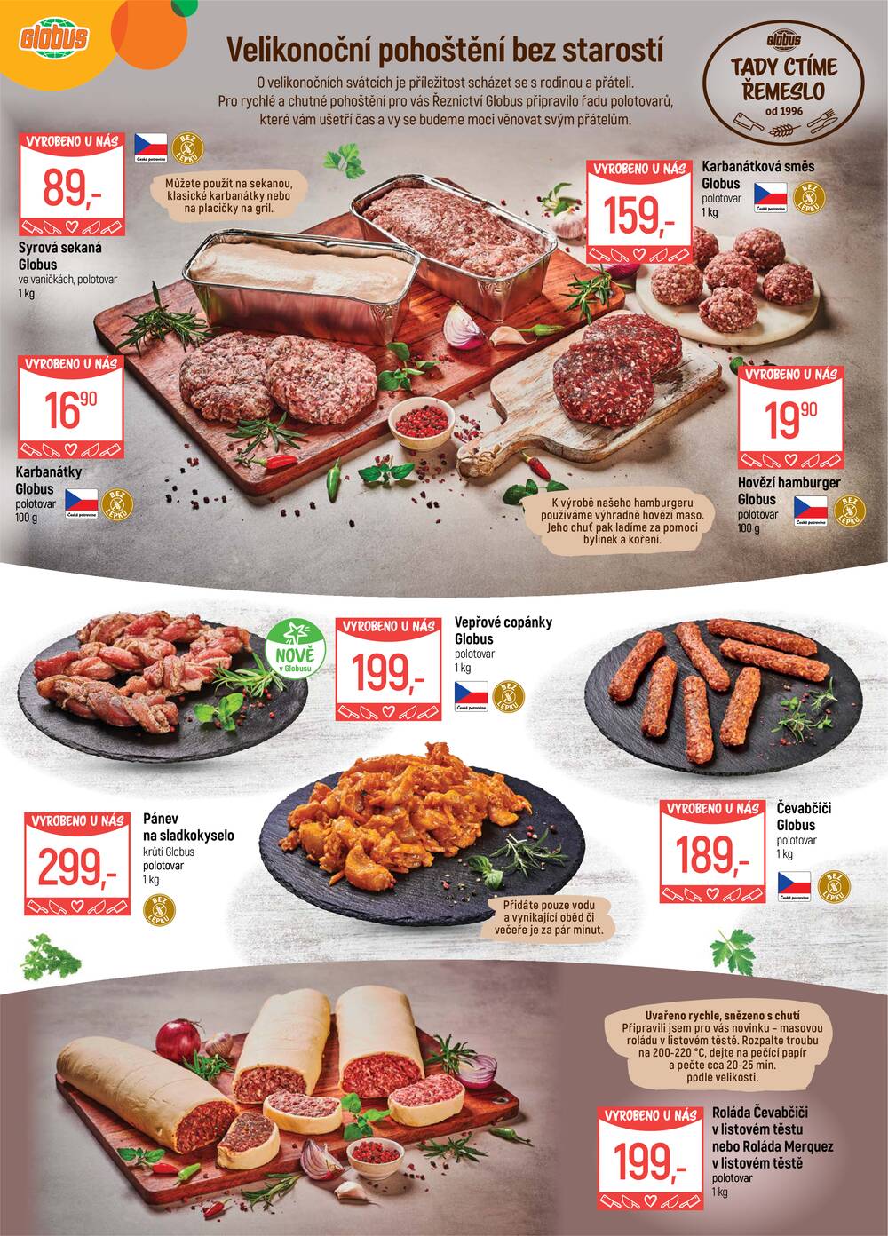 Akční leták Globus 25.3. - 31.3.2026 - Globus Chotíkov u Plzně