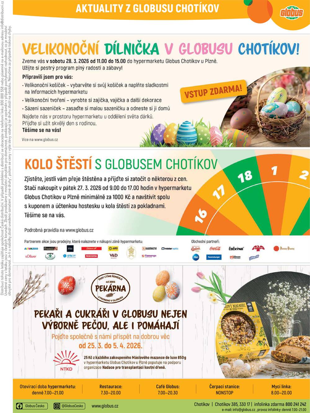 Akční leták Globus 25.3. - 31.3.2026 - Globus Chotíkov u Plzně
