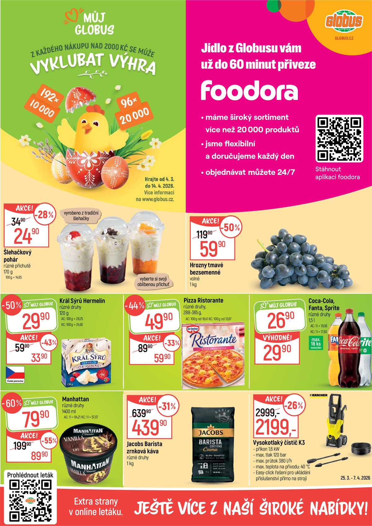 Akční leták Globus 25.3. - 31.3.2026 - Globus Brno Ivanovice strana 2