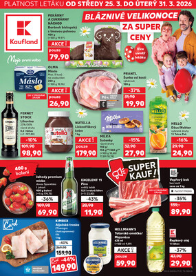 Kaufland 25.3. - 31.3. - Kaufland - Pardubice (S. K. Neumanna)
