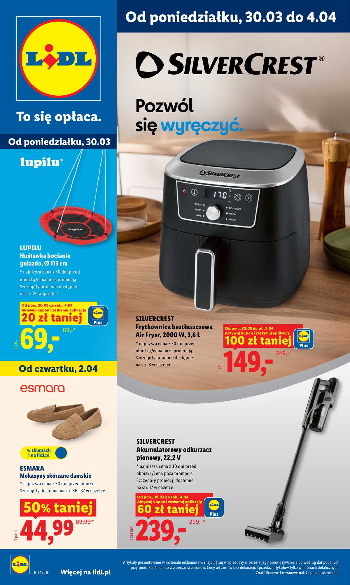 Leták Lidl Polsko 30.3.-4.4.2026 - Katalog platný od 30.03 strana 1