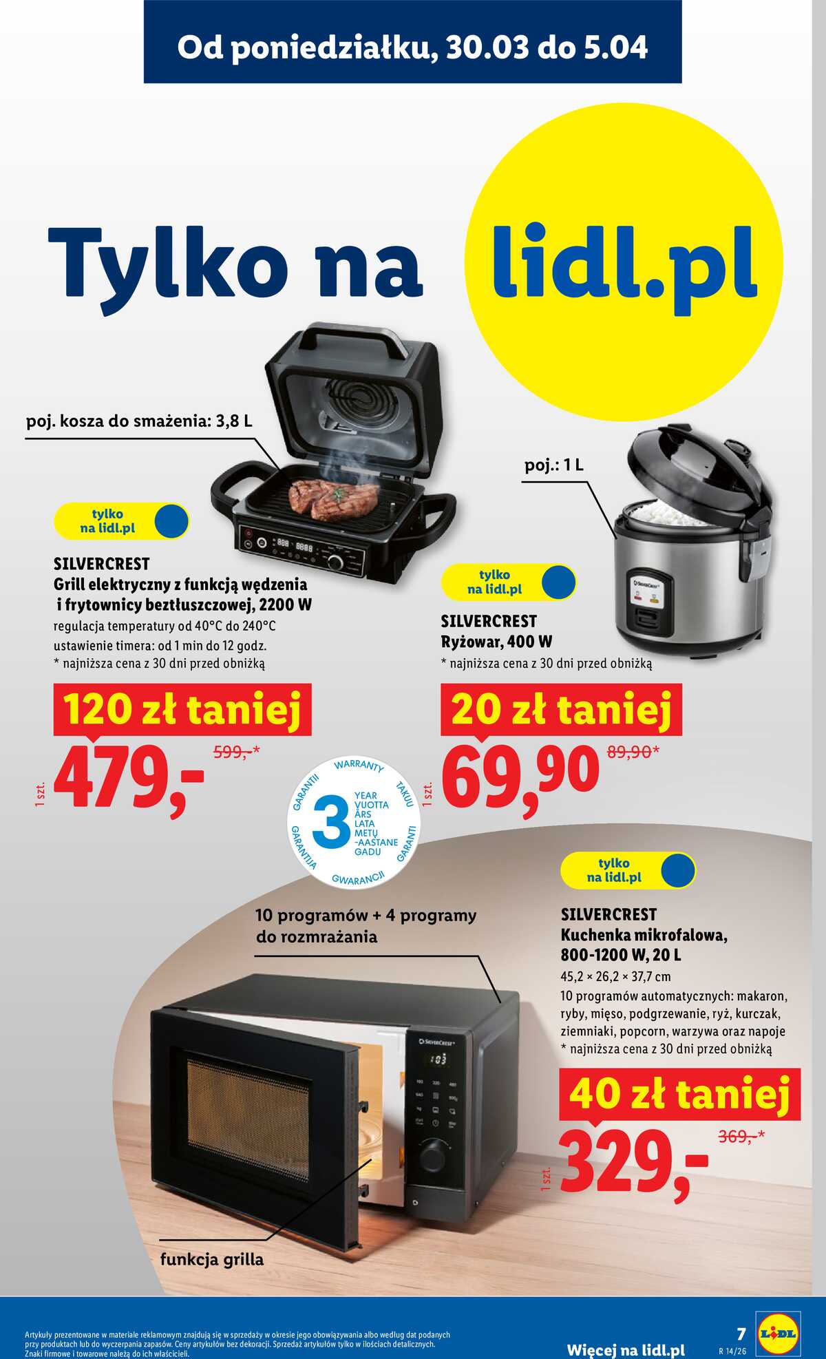 Leták Lidl Polsko 30.3.-4.4.2026 - Katalog platný od 30.03 strana 7