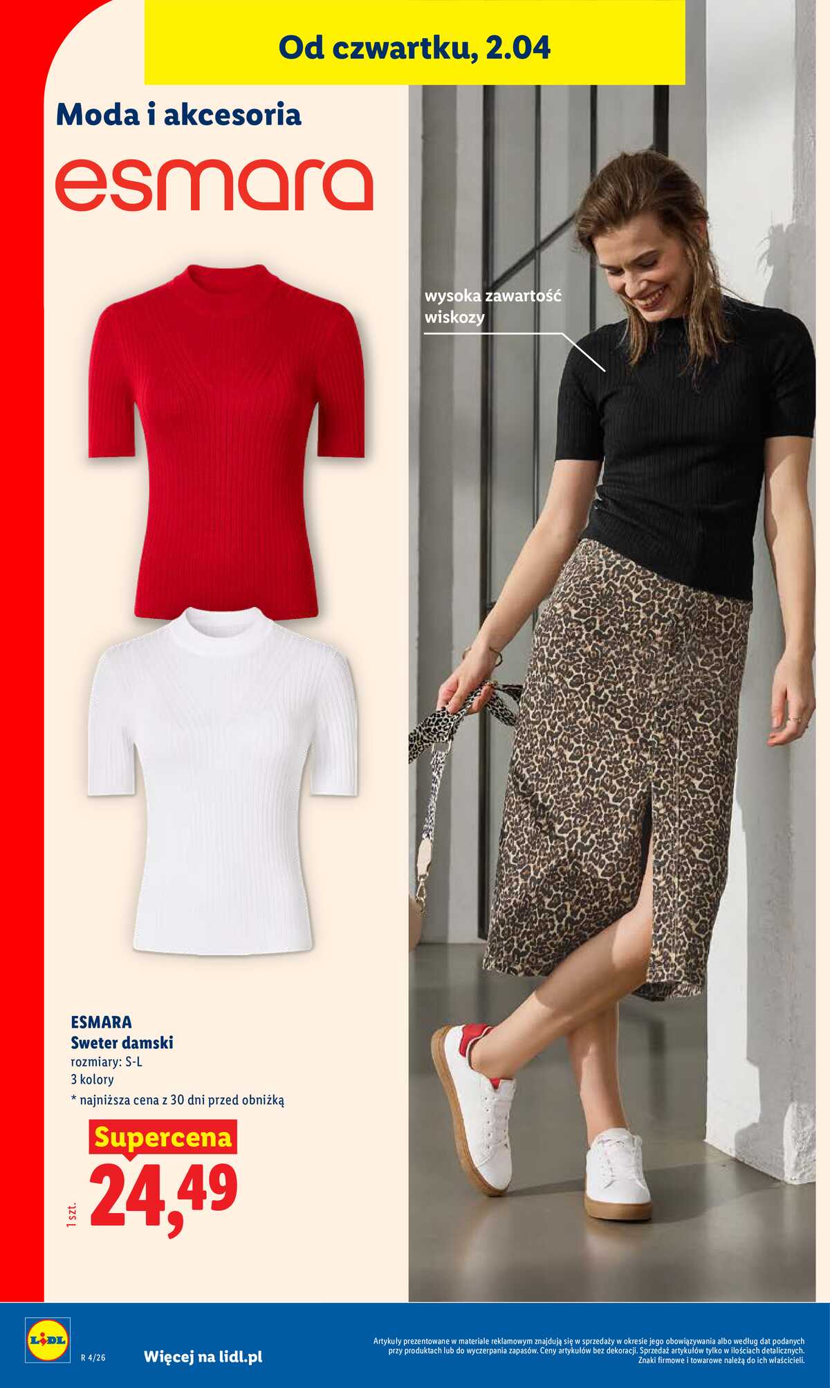 Leták Lidl Polsko 30.3.-4.4.2026 - Katalog platný od 30.03 strana 46