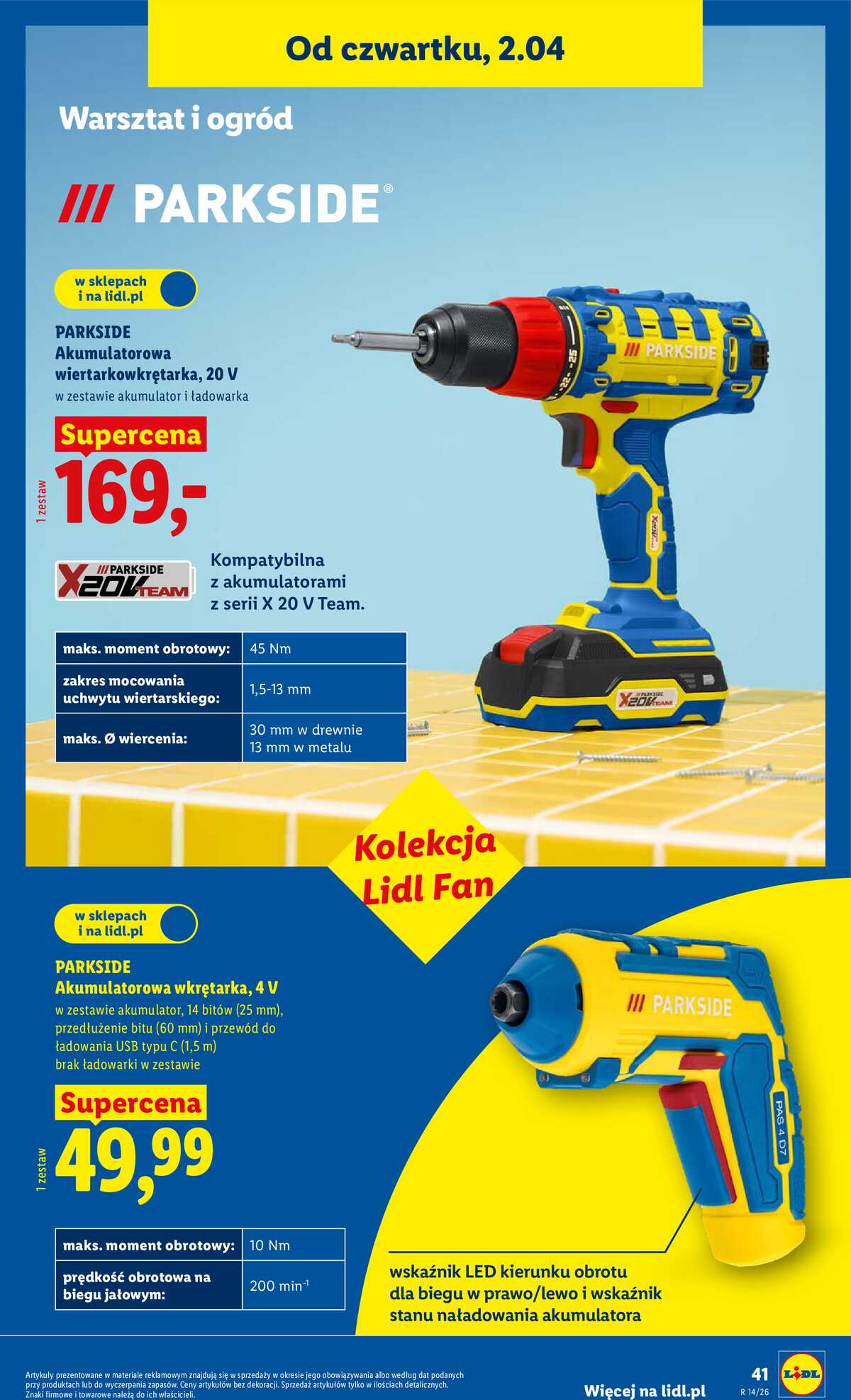 Leták Lidl Polsko 30.3.-4.4.2026 - Katalog platný od 30.03 strana 47