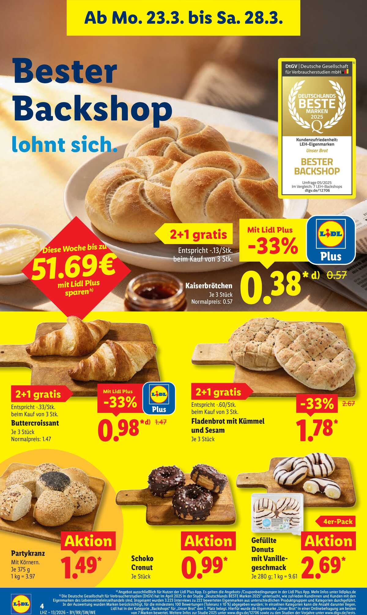 Leták Lidl Německo 23.3.-28.3.2026 strana 10