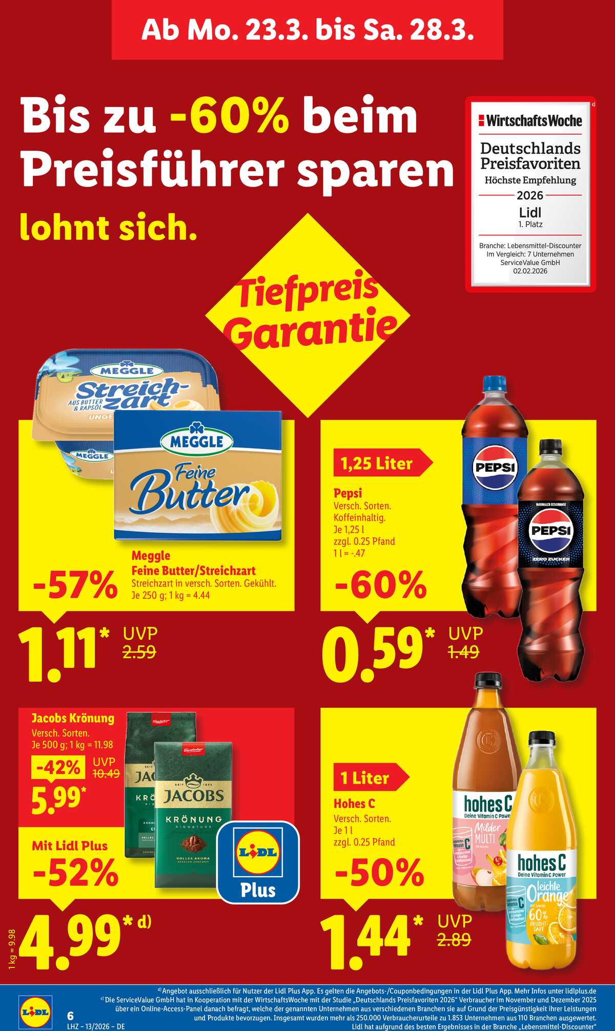Leták Lidl Německo 23.3.-28.3.2026 strana 12