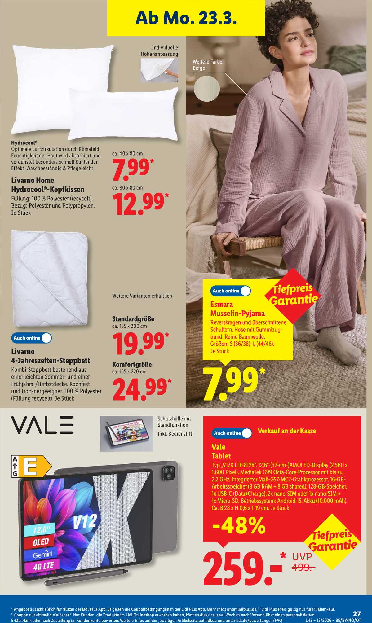 Leták Lidl Německo 23.3.-28.3.2026 strana 47